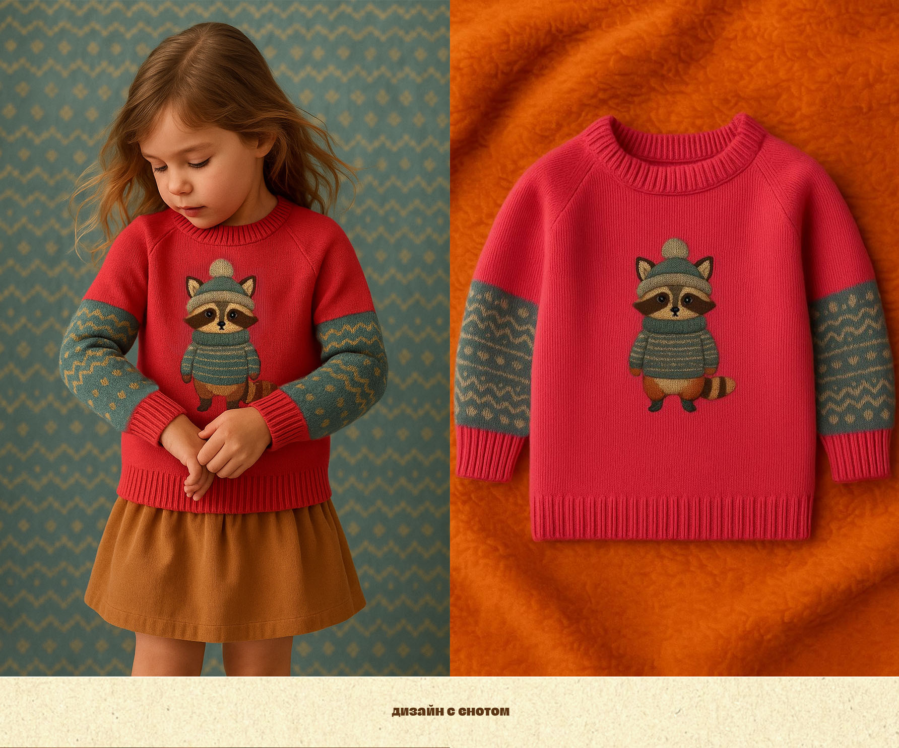 Лесные сказки: концепт детской коллекции свитеров — Изображение №6 — Иллюстрация на Dprofile