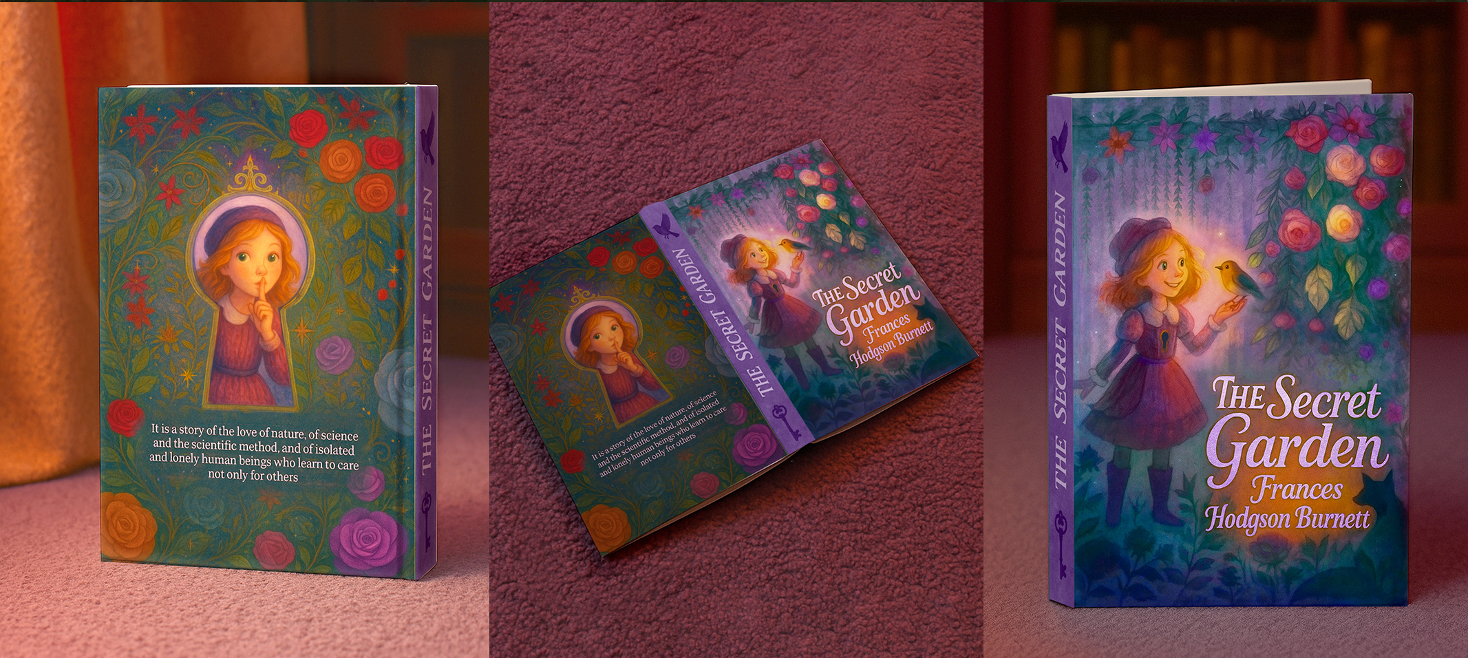 Обложка для книги «Таинственный сад»|акварельная иллюстрация — Изображение №9 — Иллюстрация, Графика на Dprofile