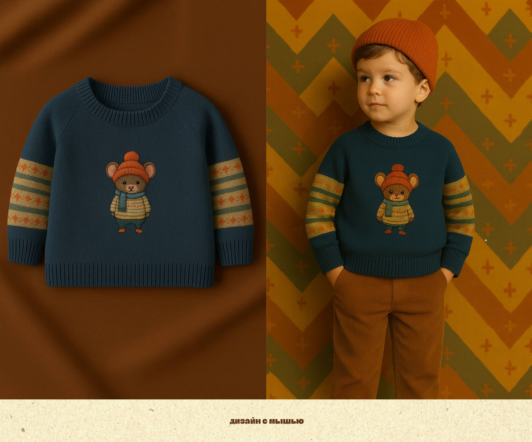 Лесные сказки: концепт детской коллекции свитеров — Изображение №7 — Иллюстрация на Dprofile