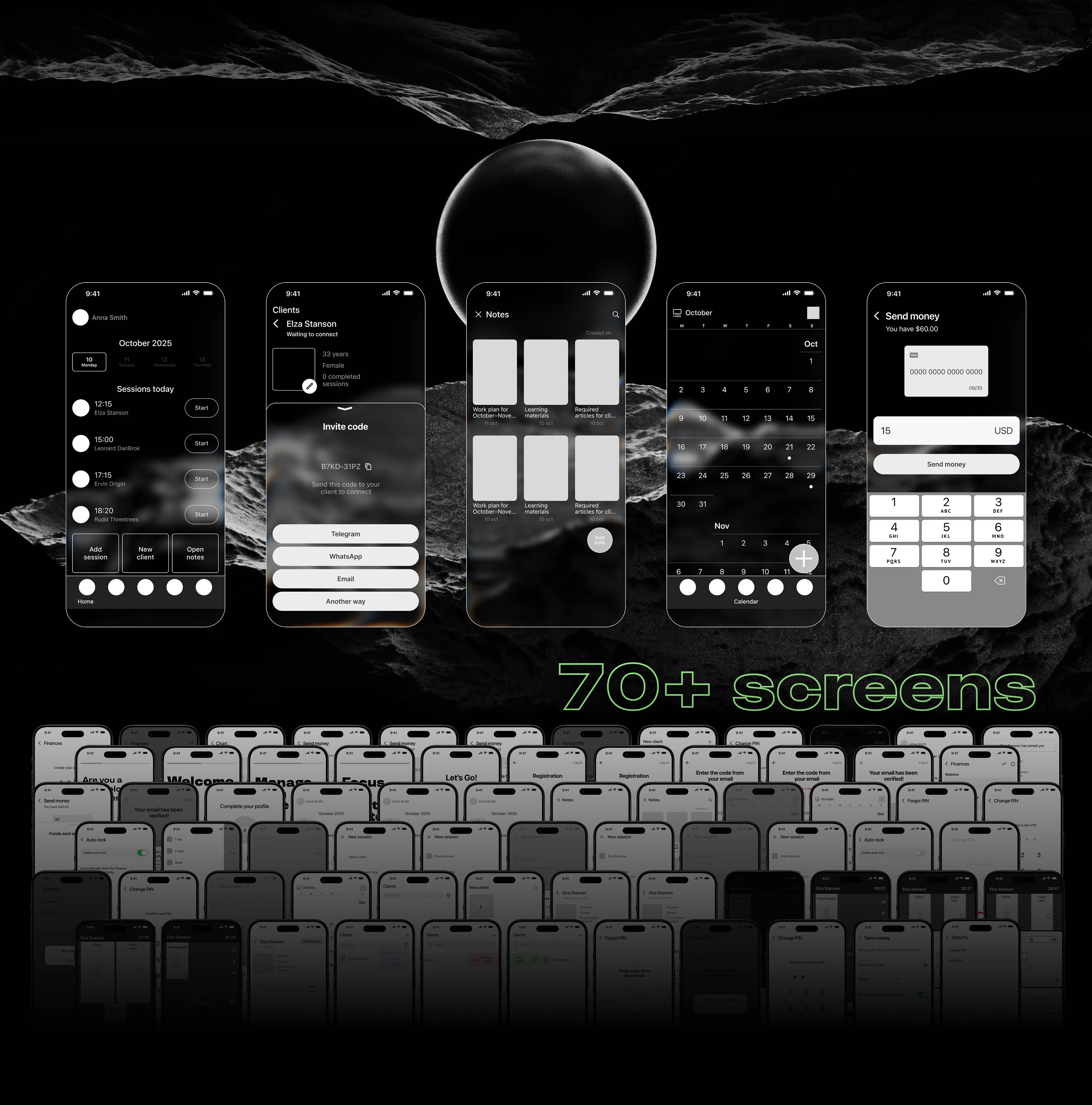 Omi - мобильное приложение для психологов и клиентов — Изображение №14 — Интерфейсы на Dprofile