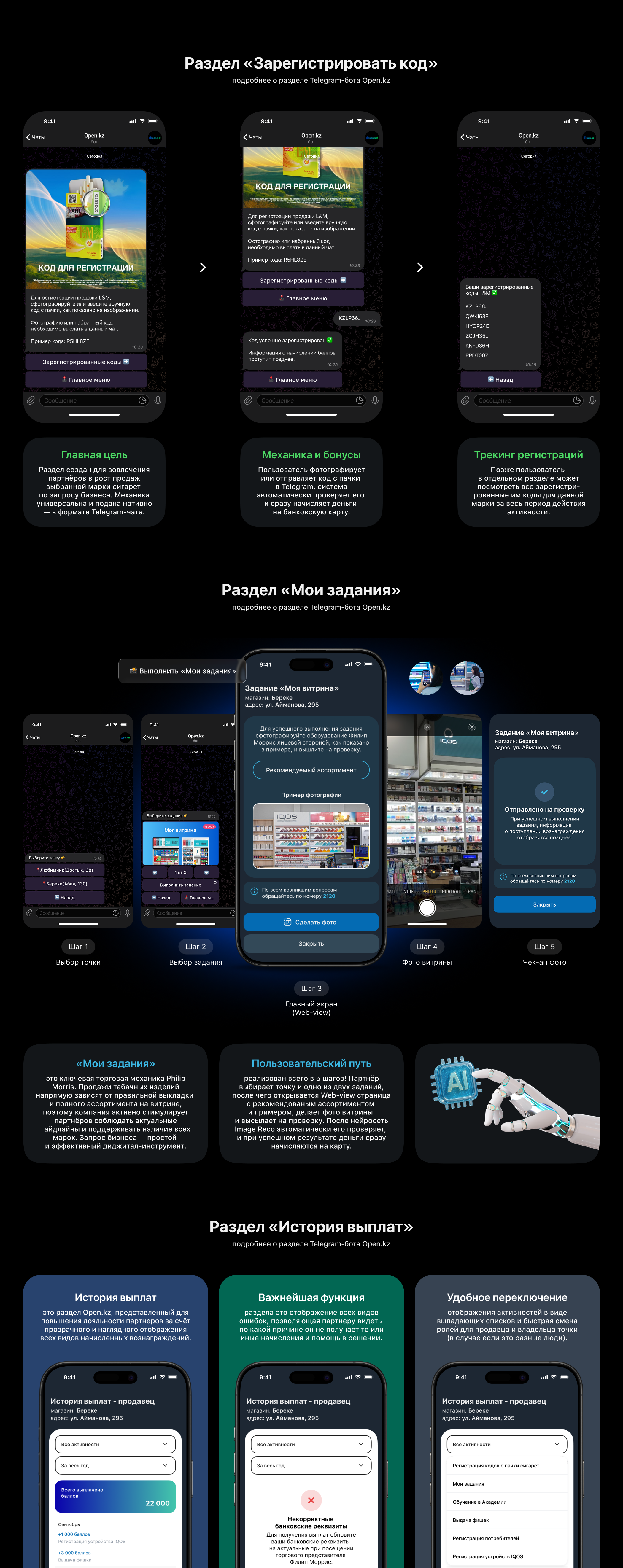 Telegram-bot для Philip Morris Kazakhstan — Изображение №6 — Интерфейсы на Dprofile