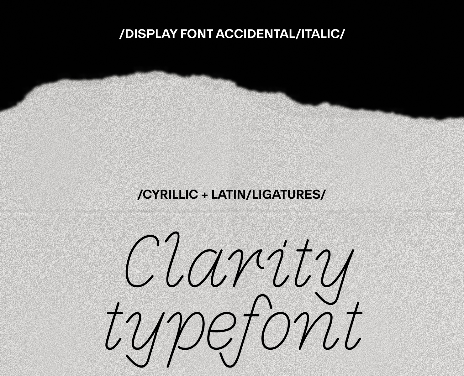CLARITY FONTFACE на Dprofile