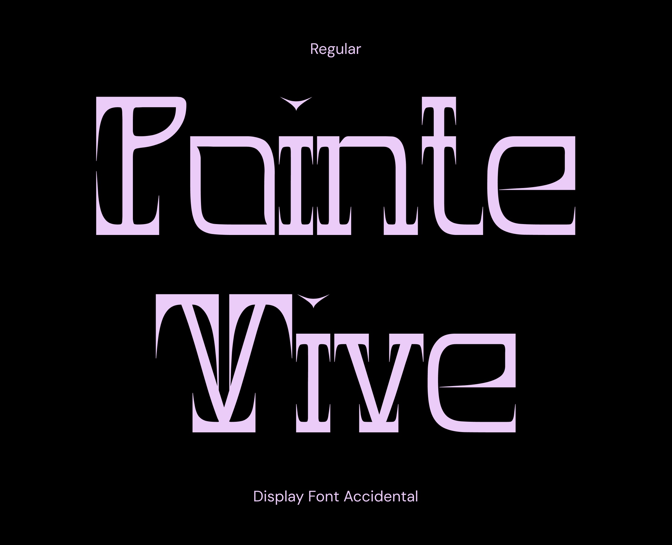 Pointe Vive FONT — Брендинг, Графика на Dprofile