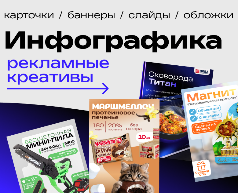 Инфографика для маркетплейсов — Графика, Нейро на Dprofile