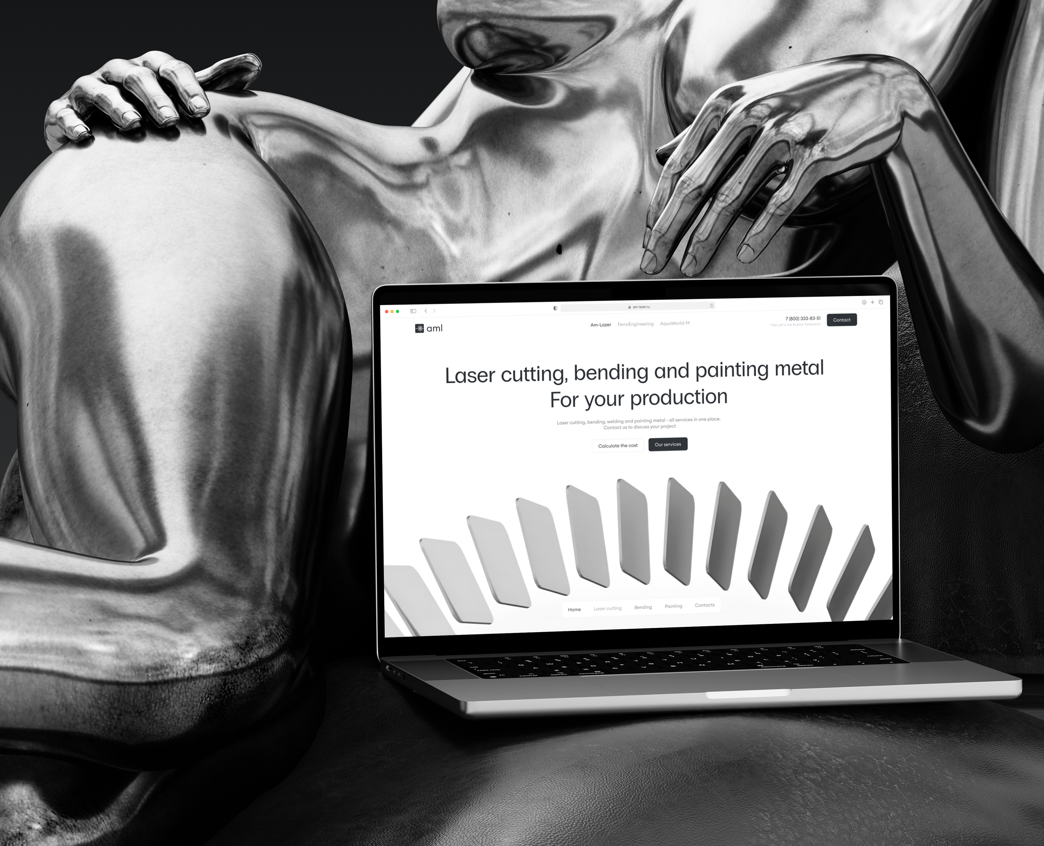 AML - Metalworks — Интерфейсы, 3D на Dprofile