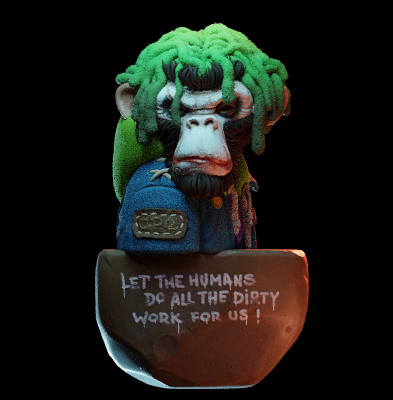 Monkey Madness — Изображение №4 — Иллюстрация, 3D на Dprofile