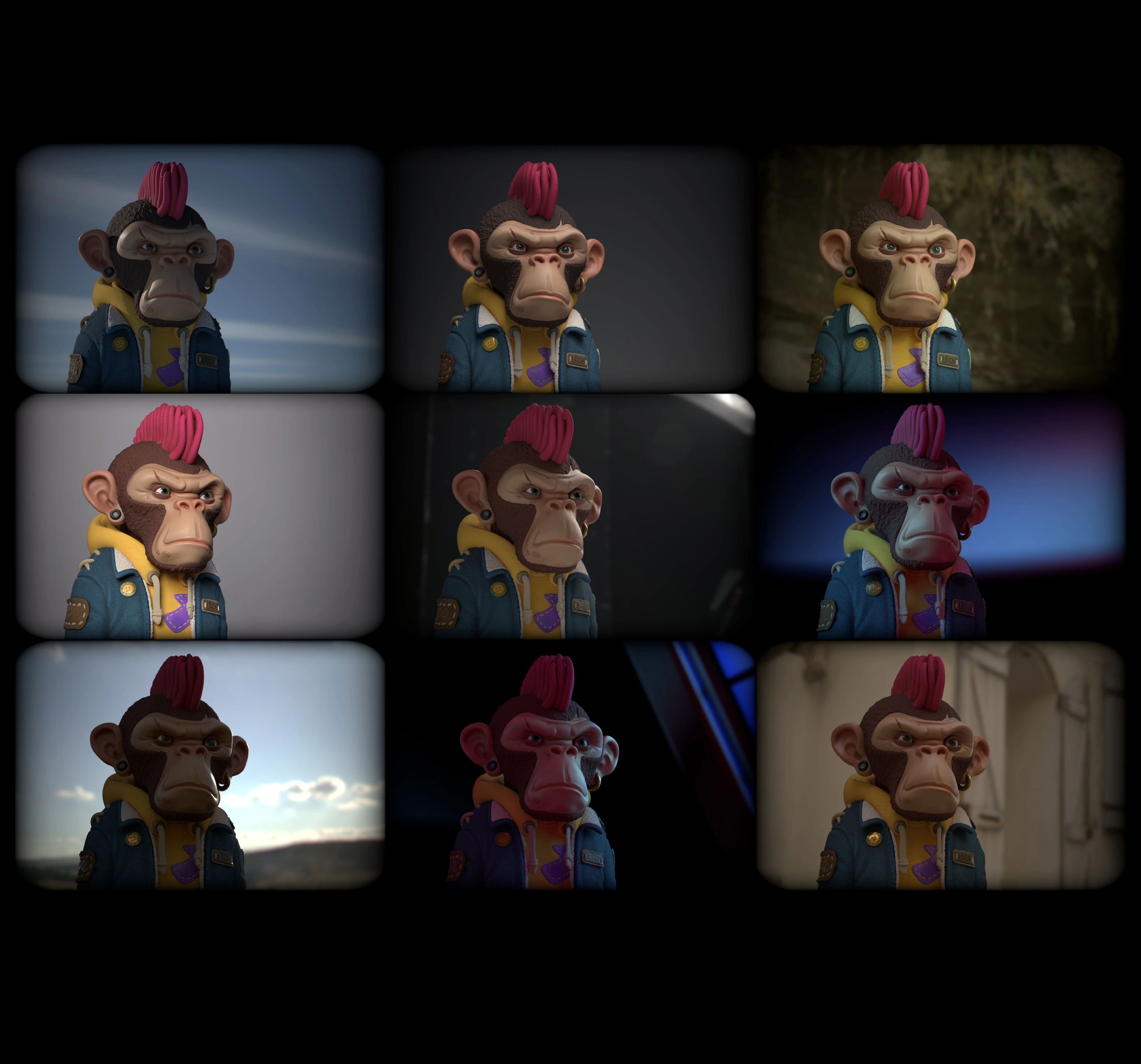 Monkey Madness — Изображение №2 — Иллюстрация, 3D на Dprofile