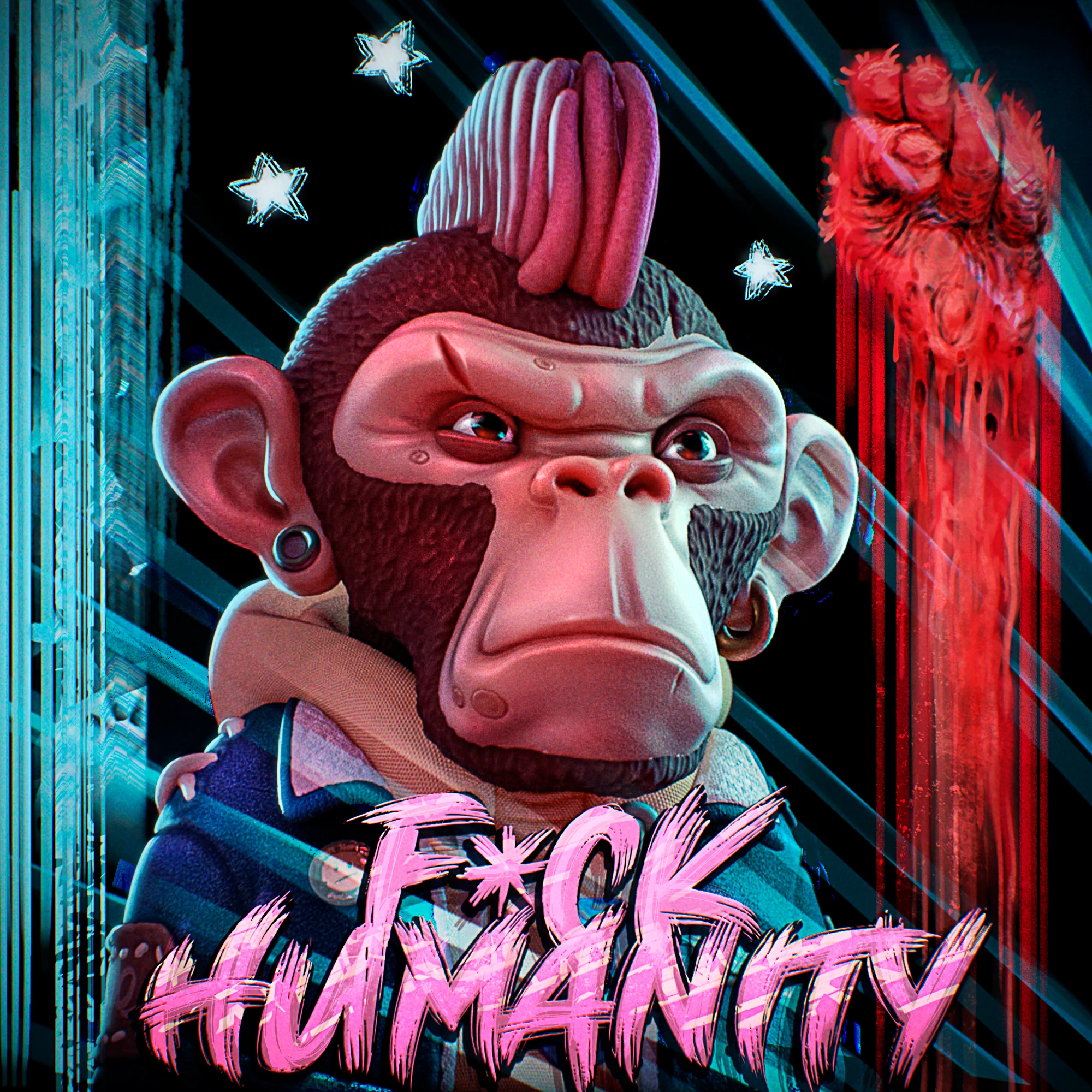 Monkey Madness — Изображение №1 — Иллюстрация, 3D на Dprofile