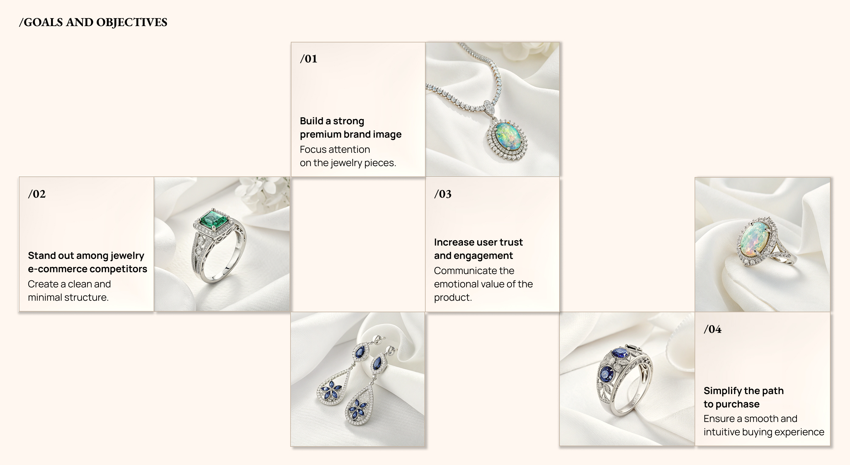Website for Aureline jewelry boutique — Изображение №3 — Интерфейсы на Dprofile