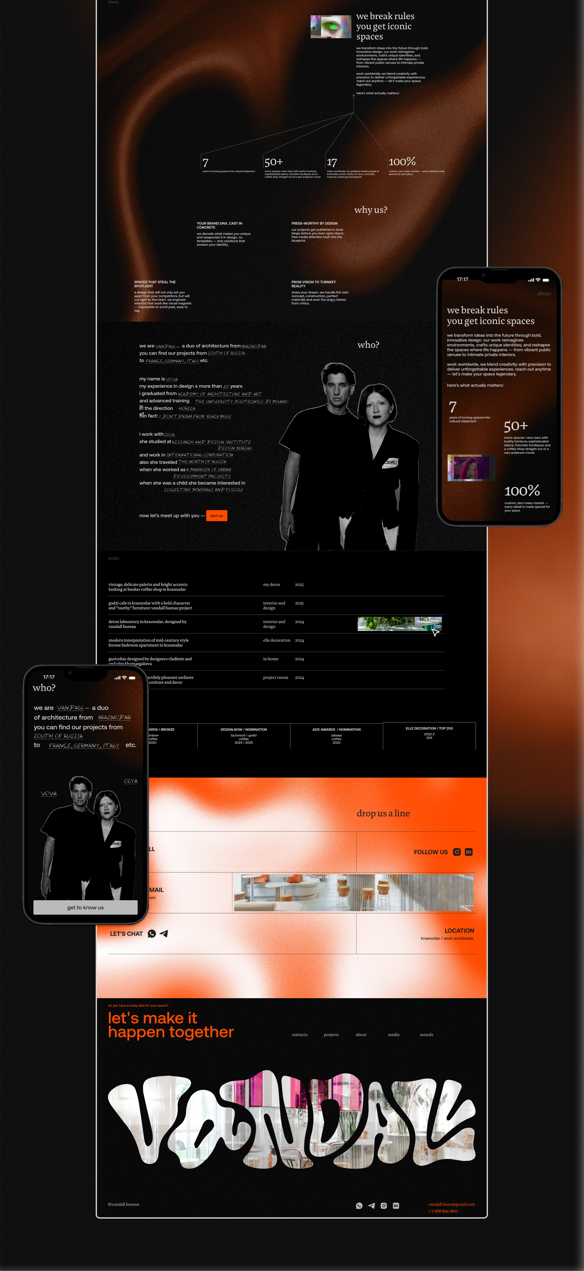 Редизайн сайта архитектурного бюро — Изображение №3 — Интерфейсы, Анимация на Dprofile