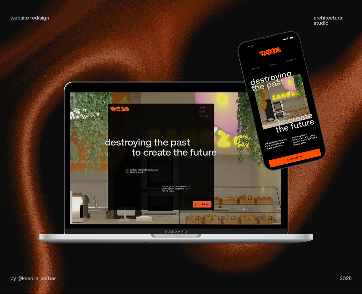 Редизайн сайта архитектурного бюро — Интерфейсы, Анимация на Dprofile