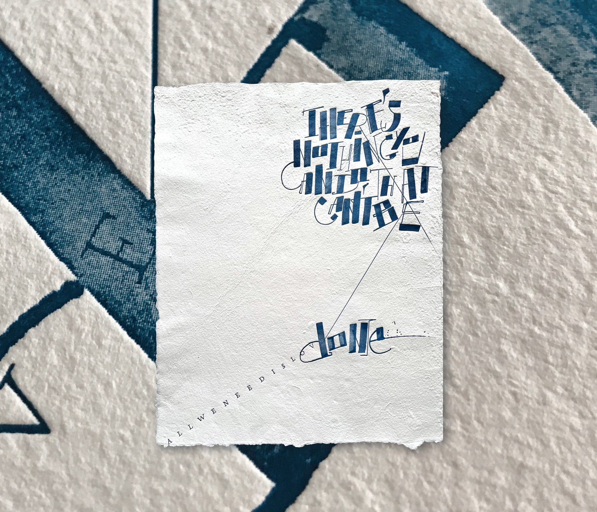 Интерьерный каллиграфический постер — Изображение №8 — Графика на Dprofile