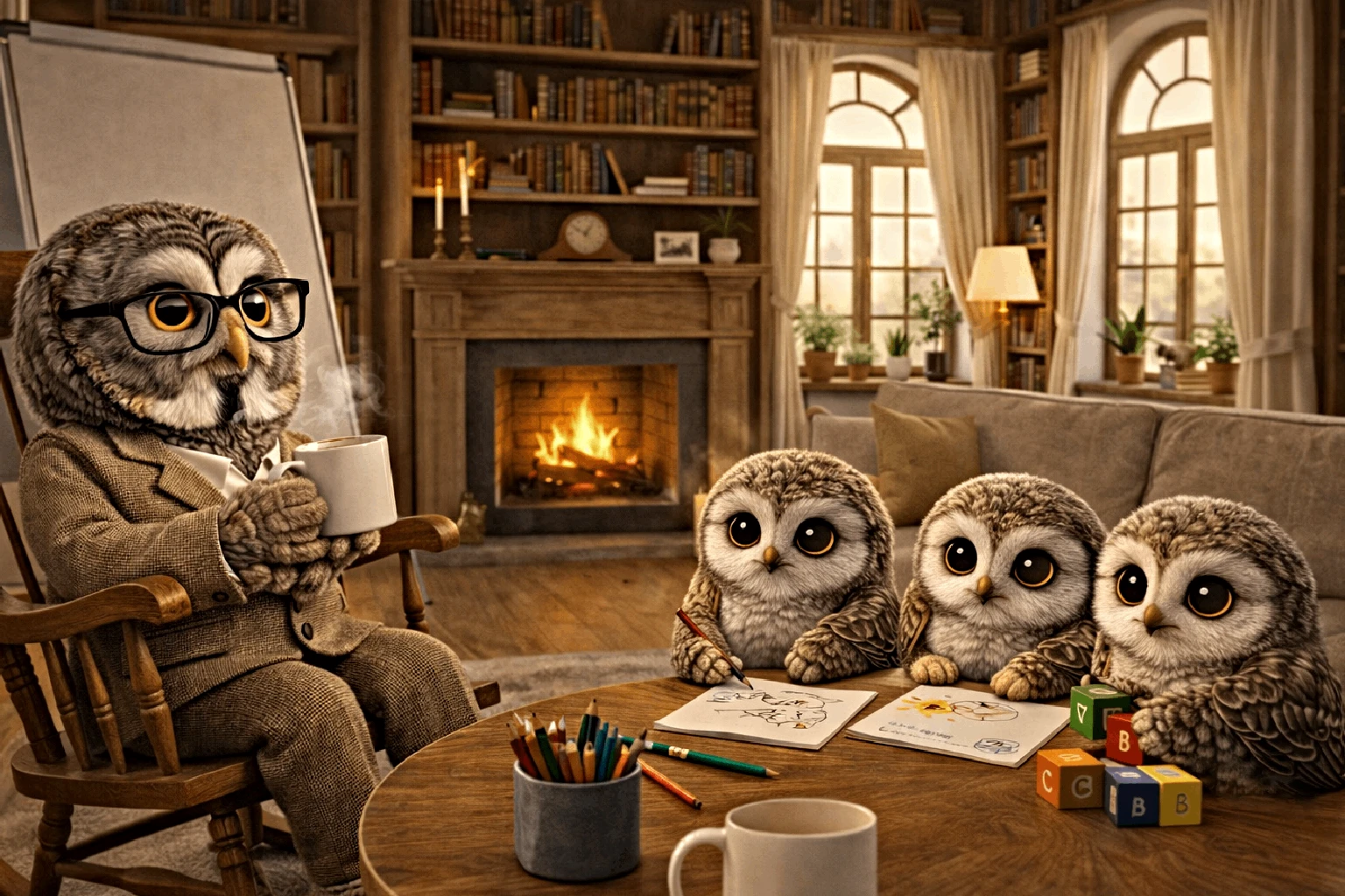 Совуч — персонаж-проводник онлайн курса по управлению — Изображение №3 — Интерфейсы, Иллюстрация на Dprofile