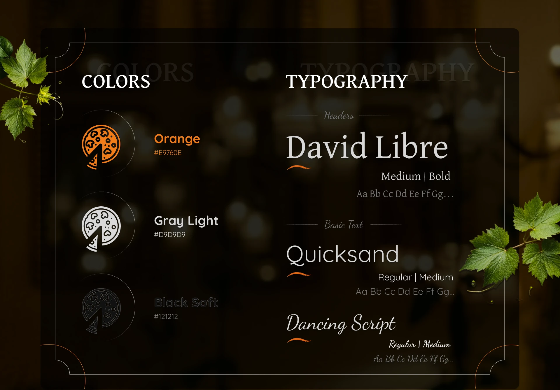 Презентация и меню итальянского ресторана — Изображение №7 — Брендинг, Маркетинг на Dprofile