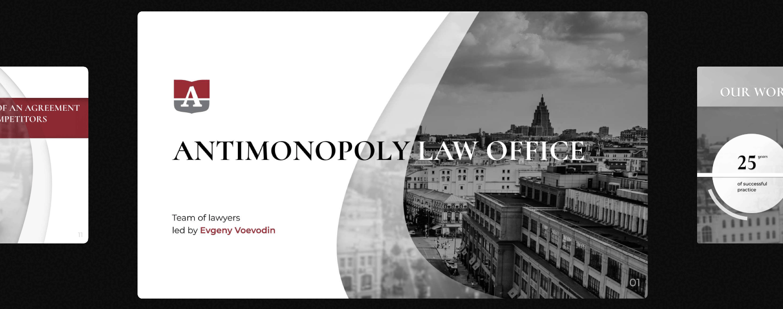 Presentation Design | Law Firm — Изображение №2 — Брендинг, Маркетинг на Dprofile