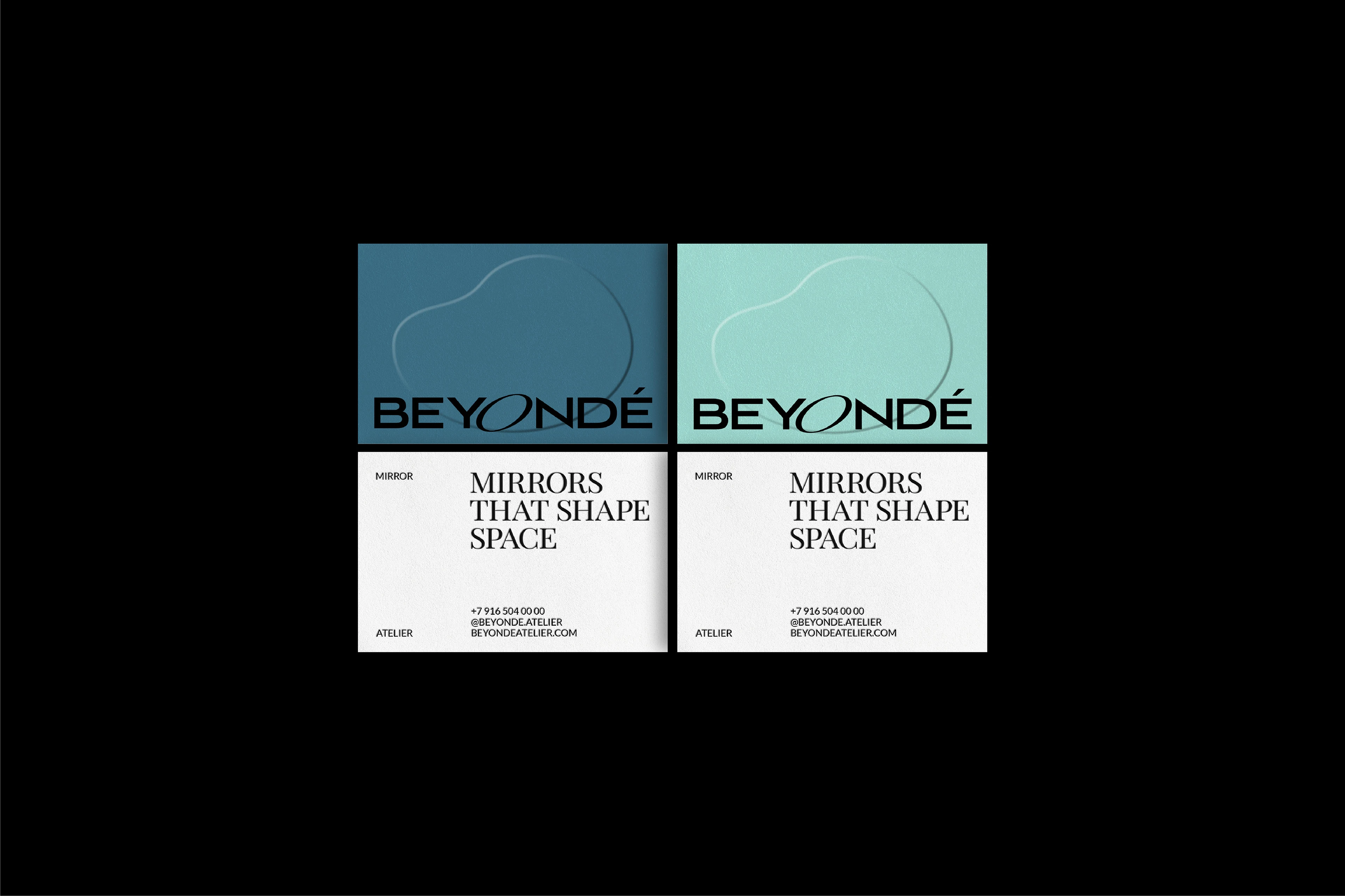 BEYONDÉ | Айдентика для бренда интерьерных зеркал — Изображение №10 — Брендинг, Графика на Dprofile