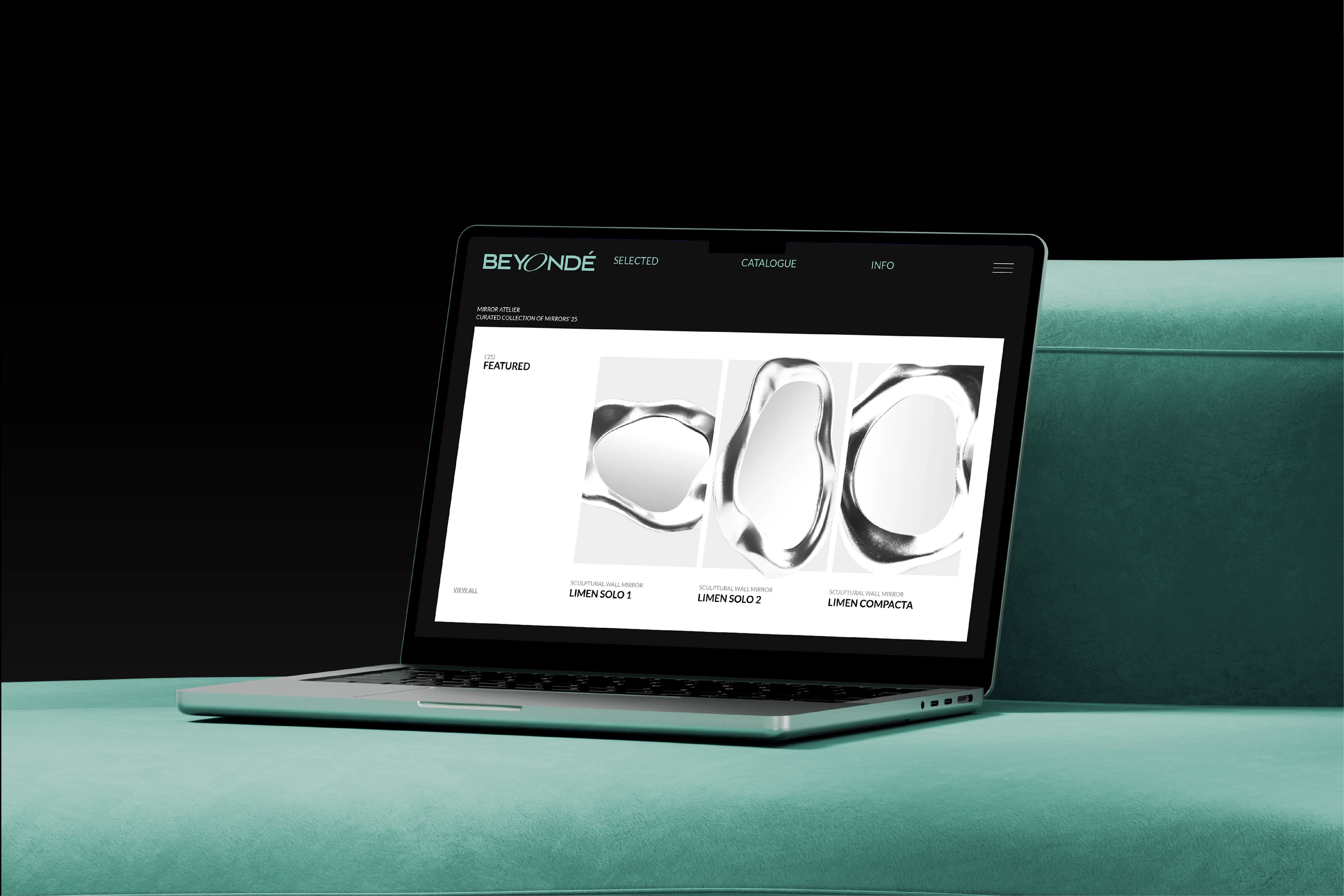 BEYONDÉ | Айдентика для бренда интерьерных зеркал — Изображение №5 — Брендинг, Графика на Dprofile