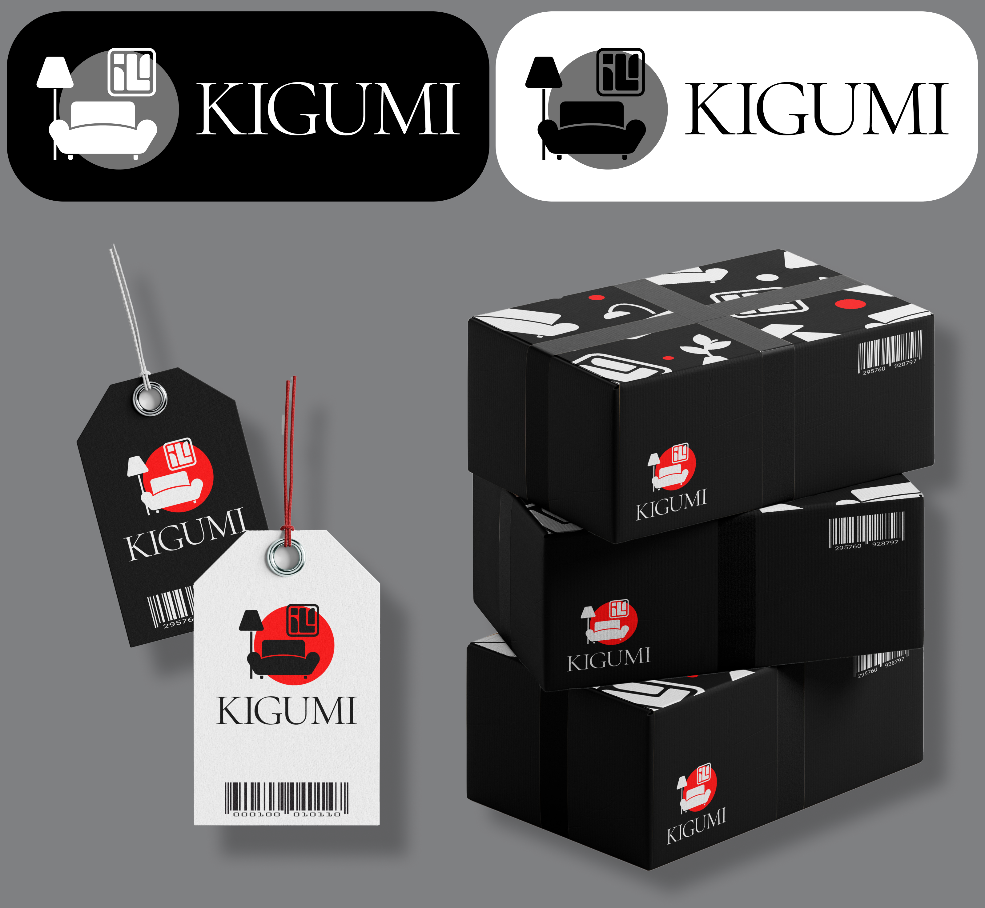 Kirumi - Айдентика для мебельного магазина / identity — Изображение №4 — Брендинг на Dprofile