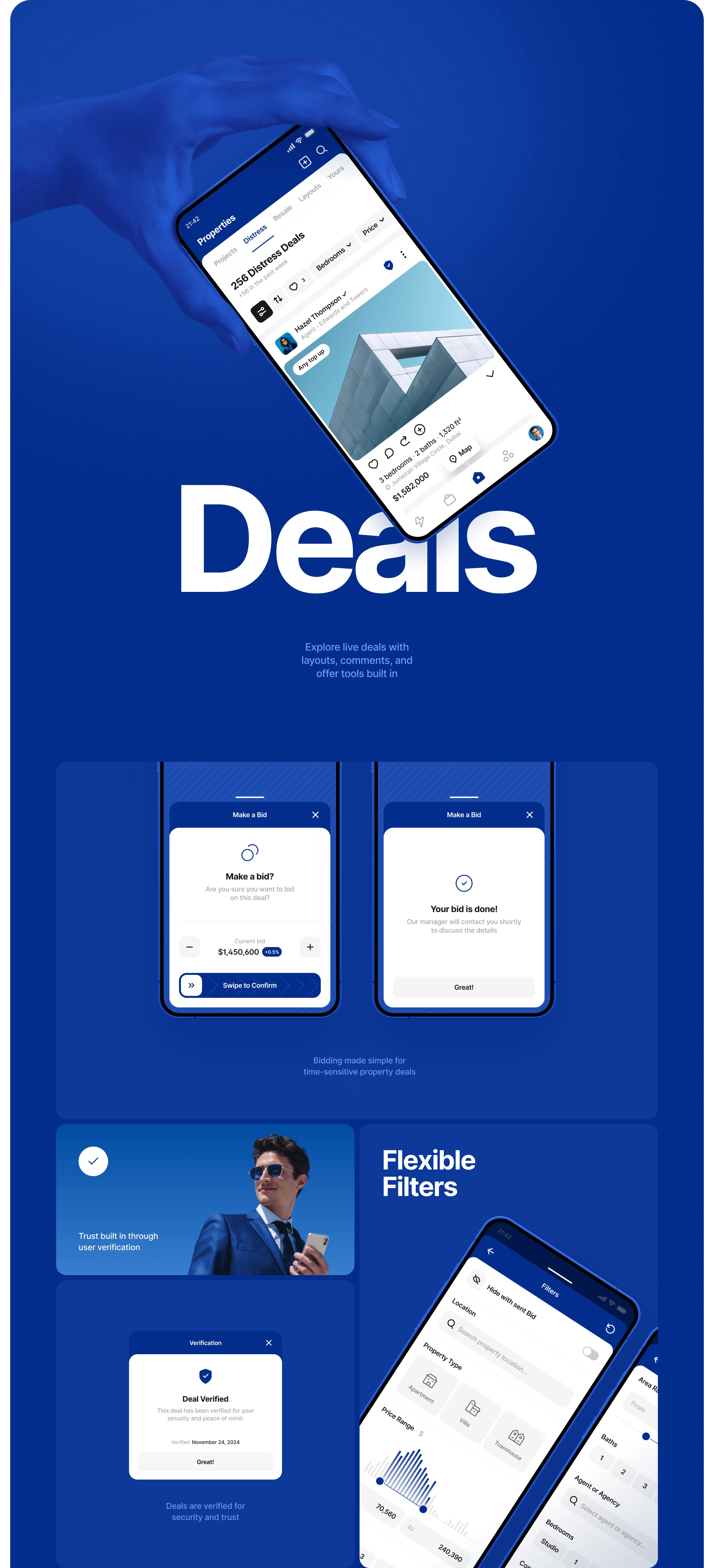 Behomes — Real Estate Mobile App • UX UI — Изображение №12 — Интерфейсы на Dprofile