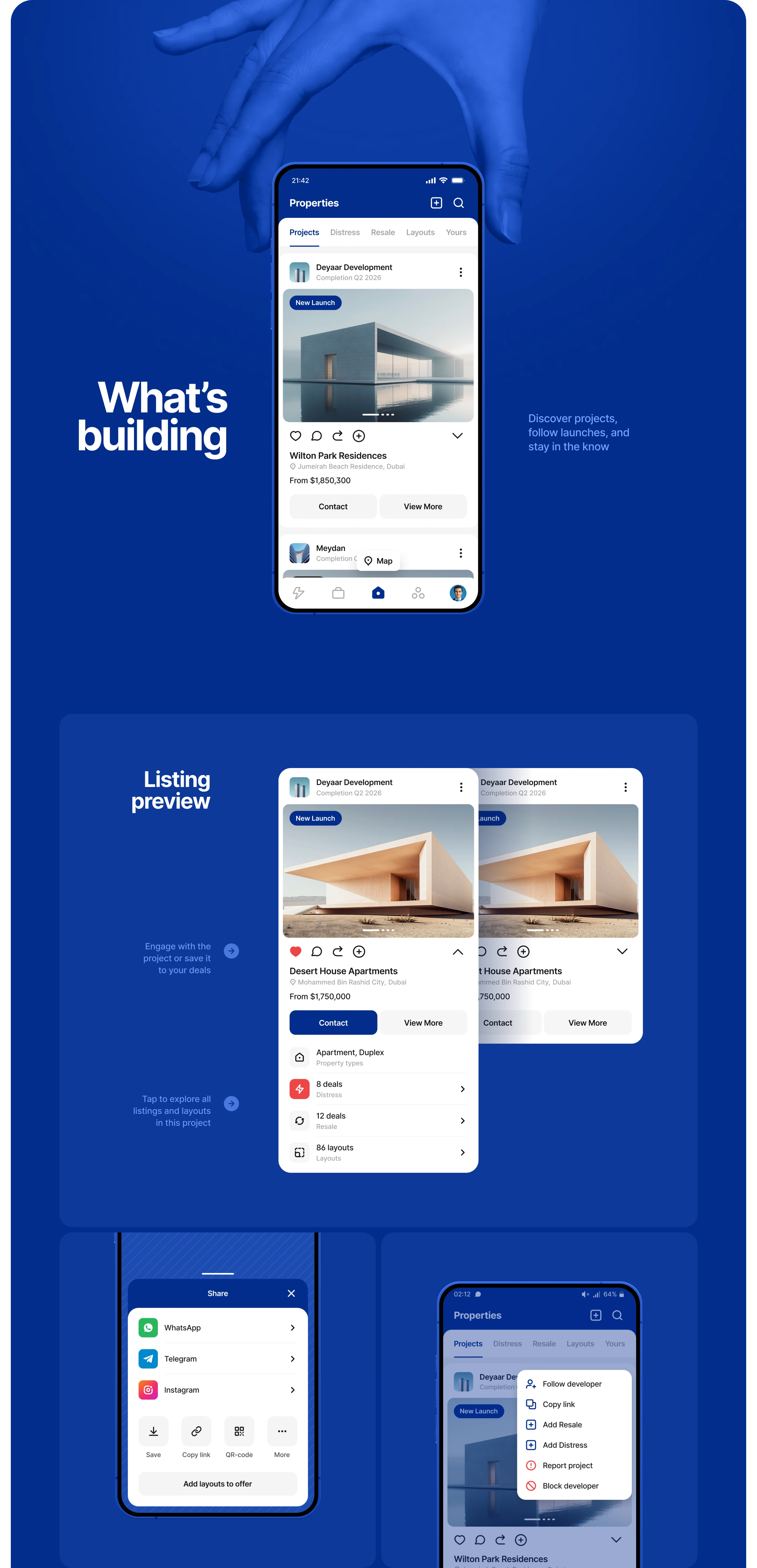 Behomes — Real Estate Mobile App • UX UI — Изображение №6 — Интерфейсы на Dprofile