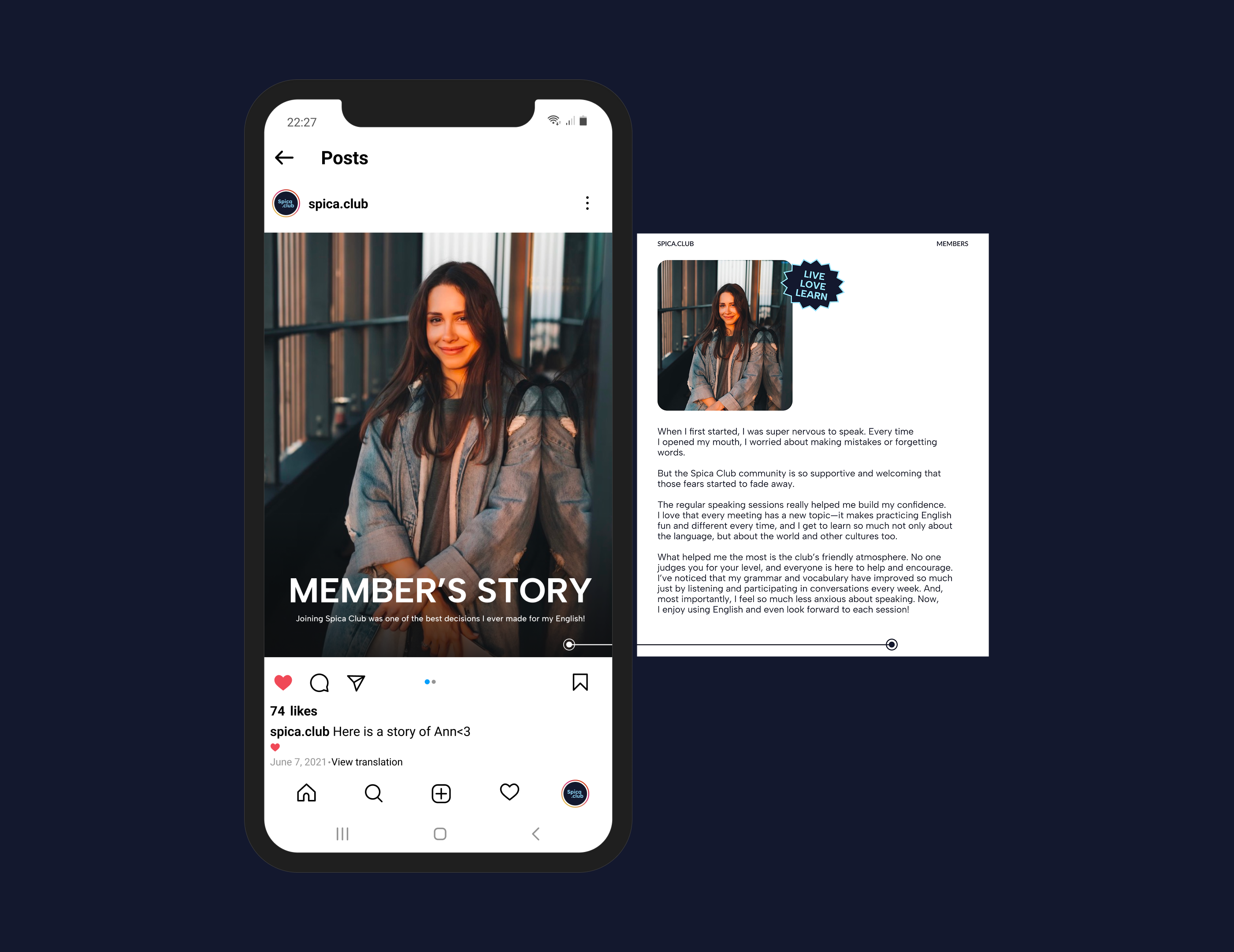 Spica.club | social media identity — Изображение №16 — Брендинг на Dprofile