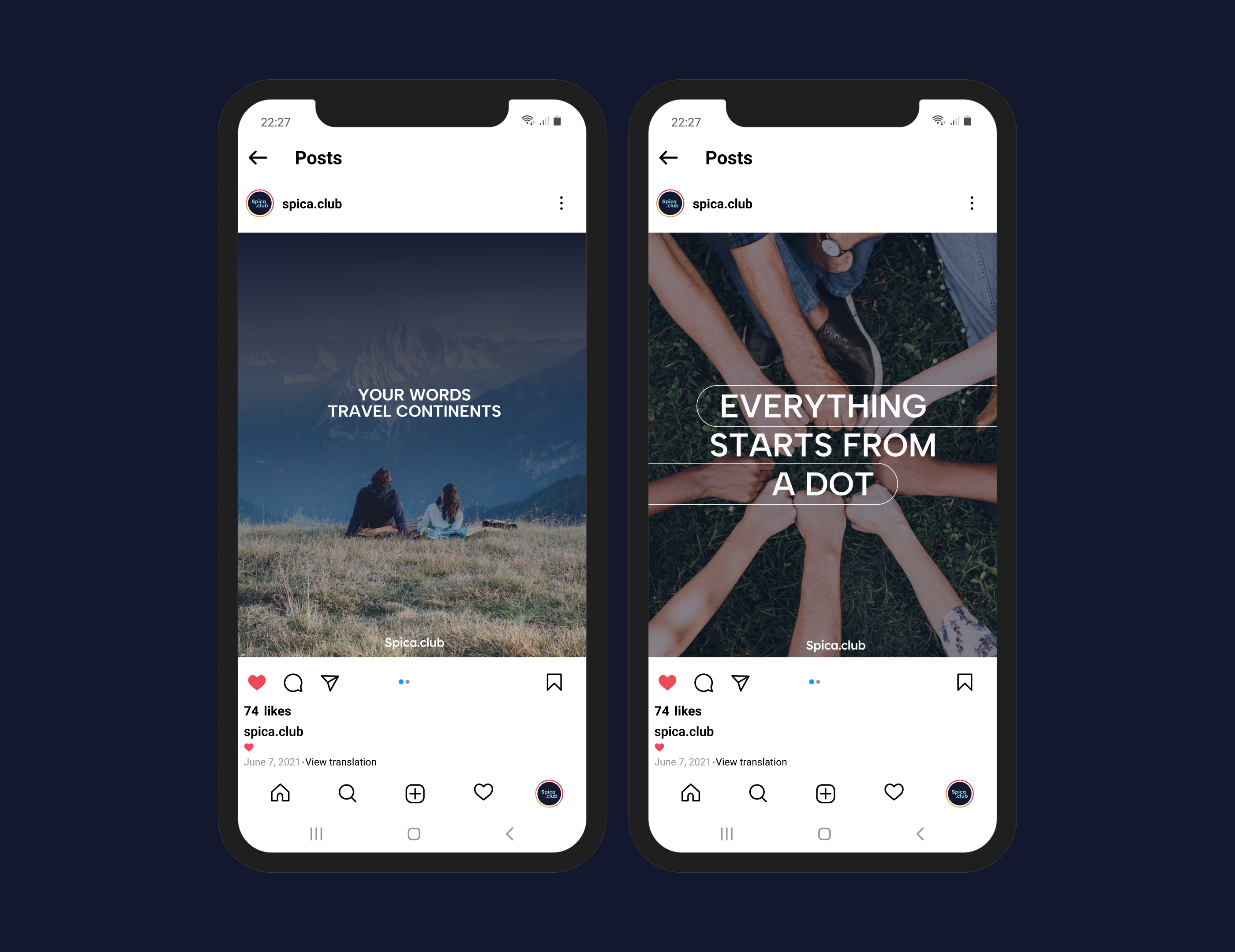 Spica.club | social media identity — Изображение №19 — Брендинг на Dprofile