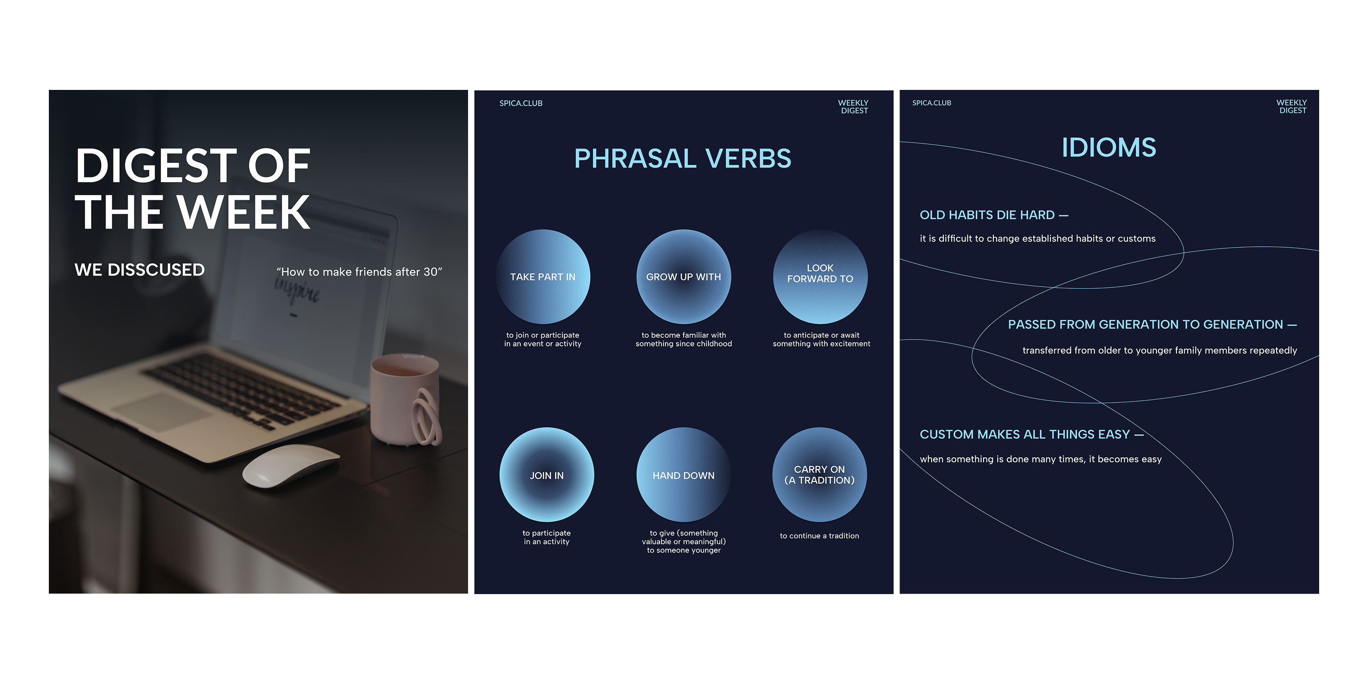 Spica.club | social media identity — Изображение №15 — Брендинг на Dprofile