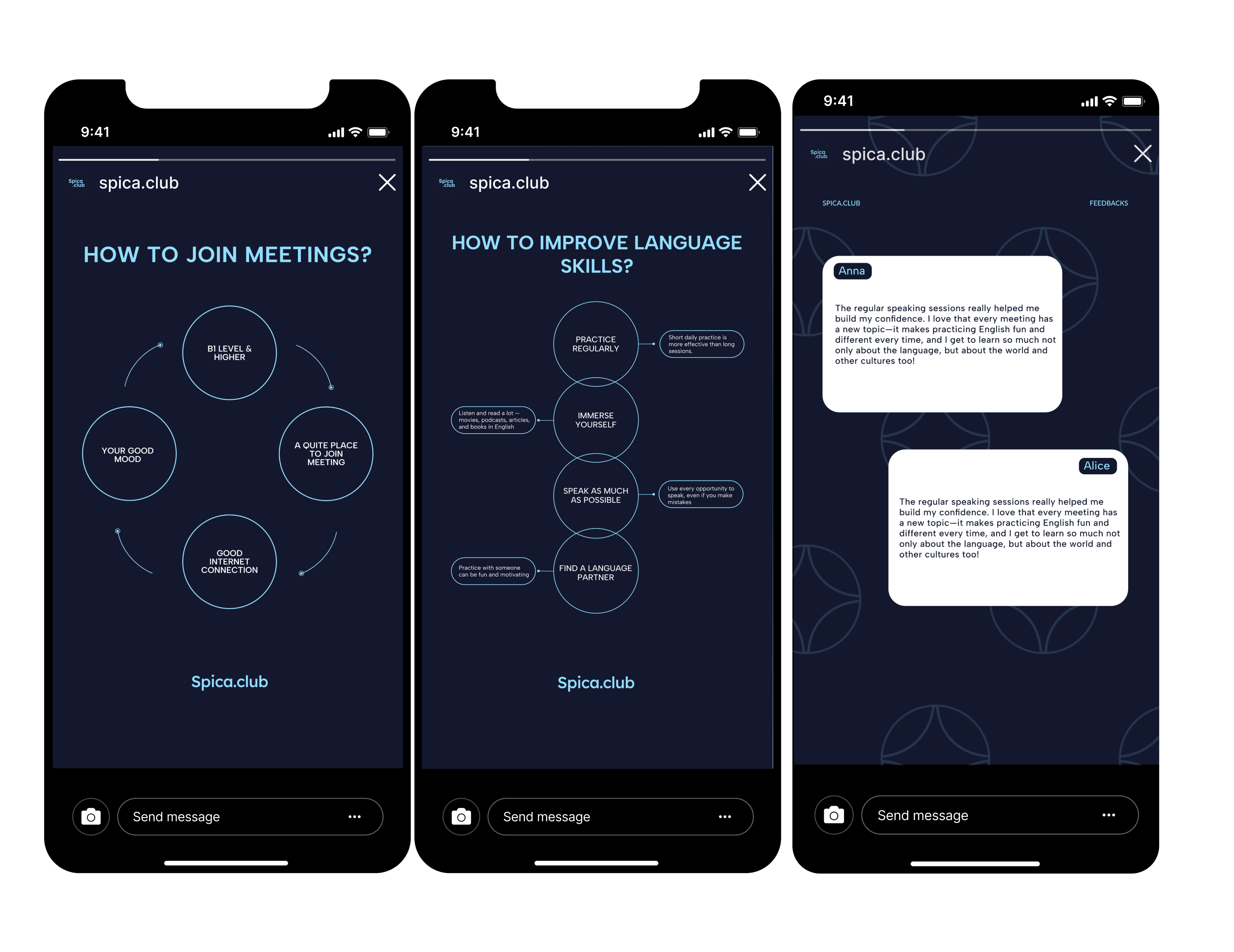 Spica.club | social media identity — Изображение №20 — Брендинг на Dprofile