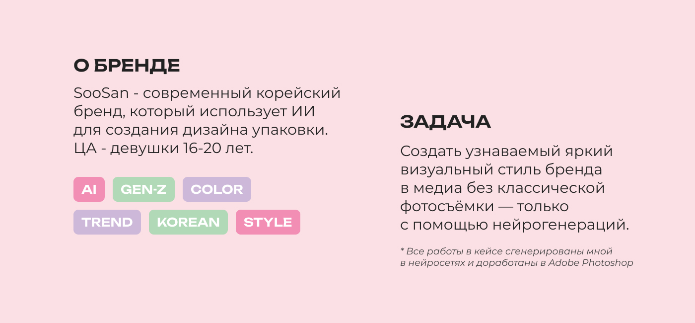 Создание нейроконтента и дизайн для косметического бренда — Изображение №2 — Брендинг, Маркетинг на Dprofile