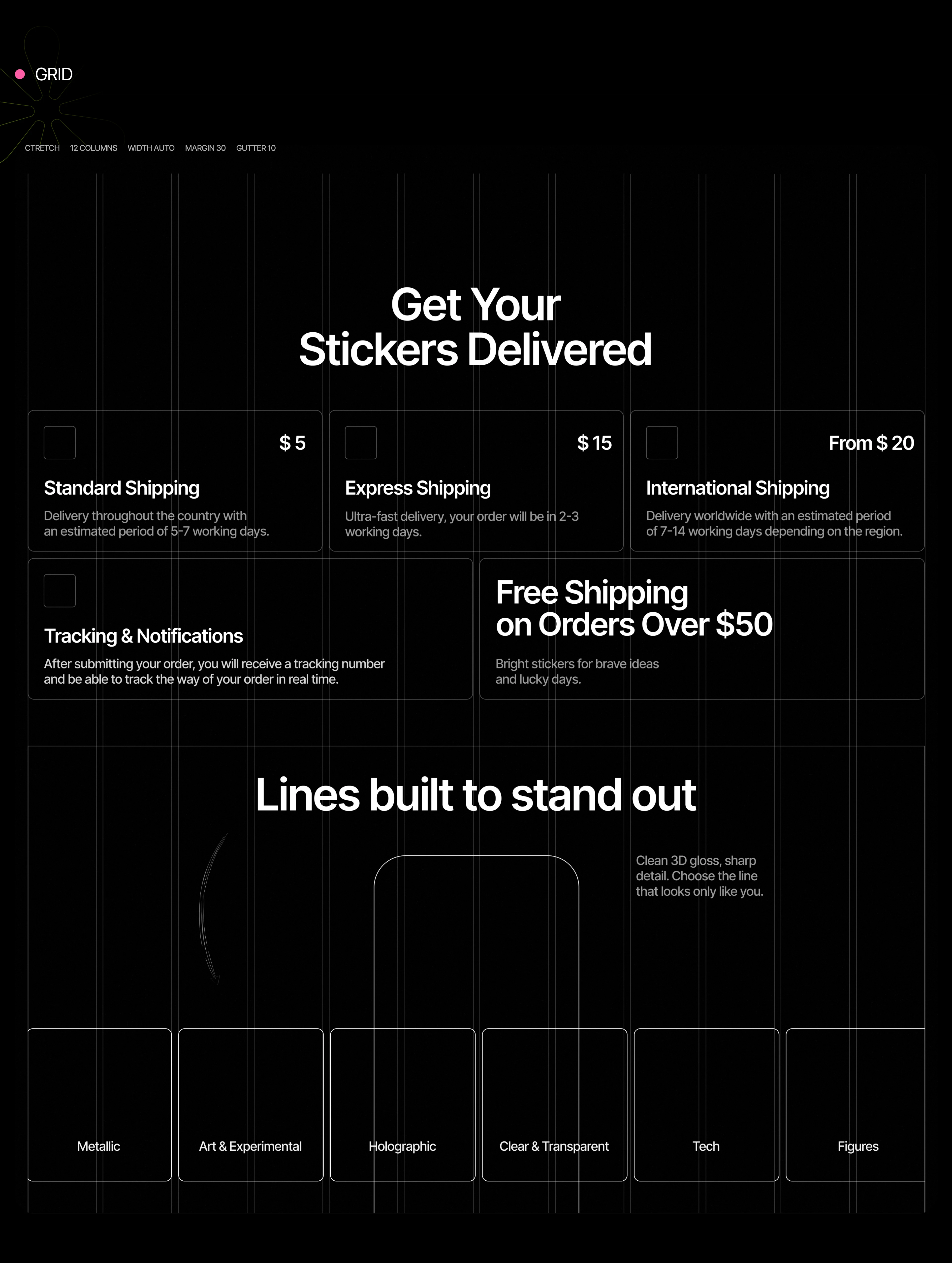 STICK YOUR LUCK: LANDING PAGE — Изображение №11 — Интерфейсы, Брендинг на Dprofile