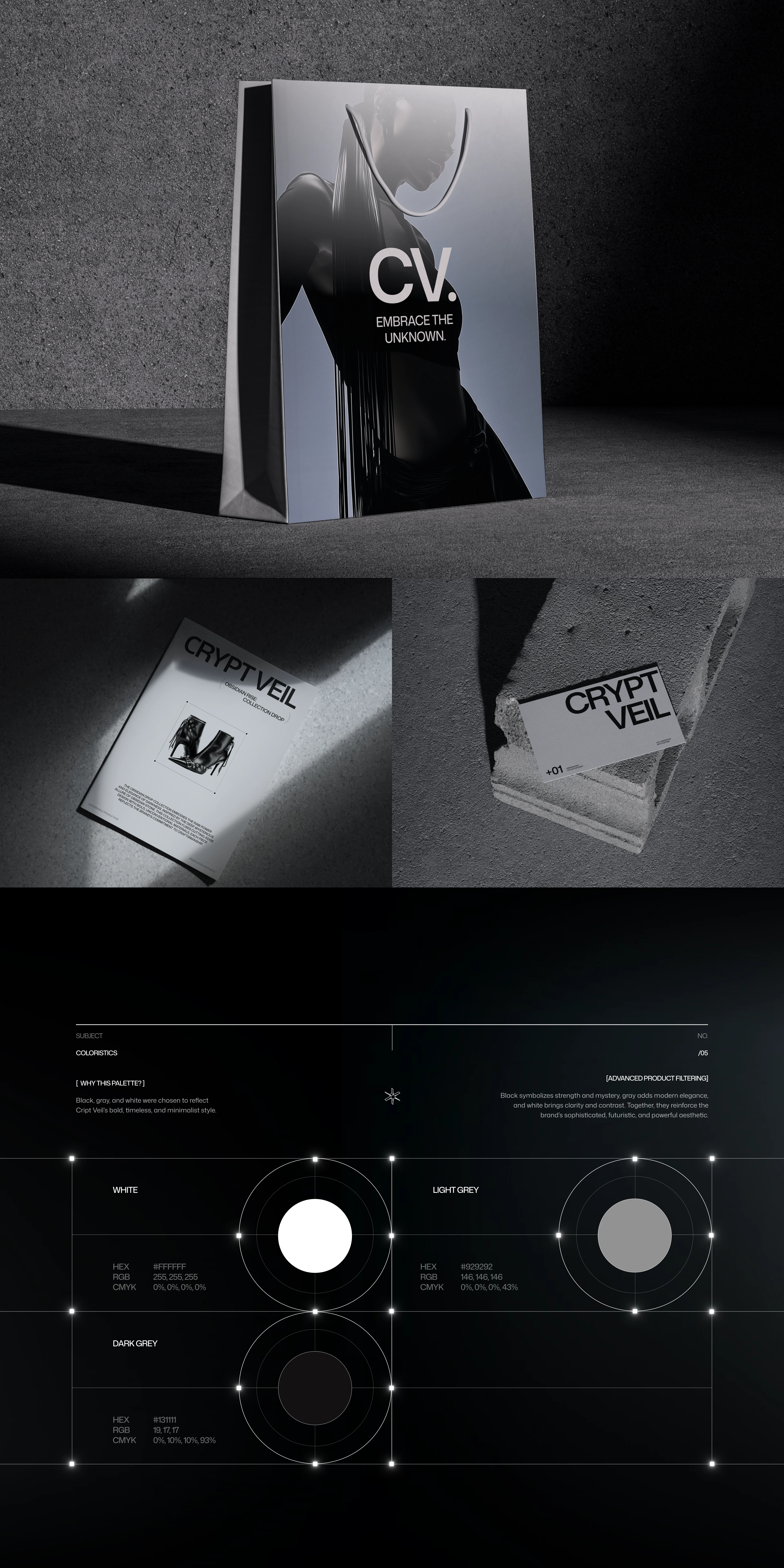 CRYPT VEIL: ONLINE STORE — Изображение №6 — Интерфейсы, Брендинг на Dprofile