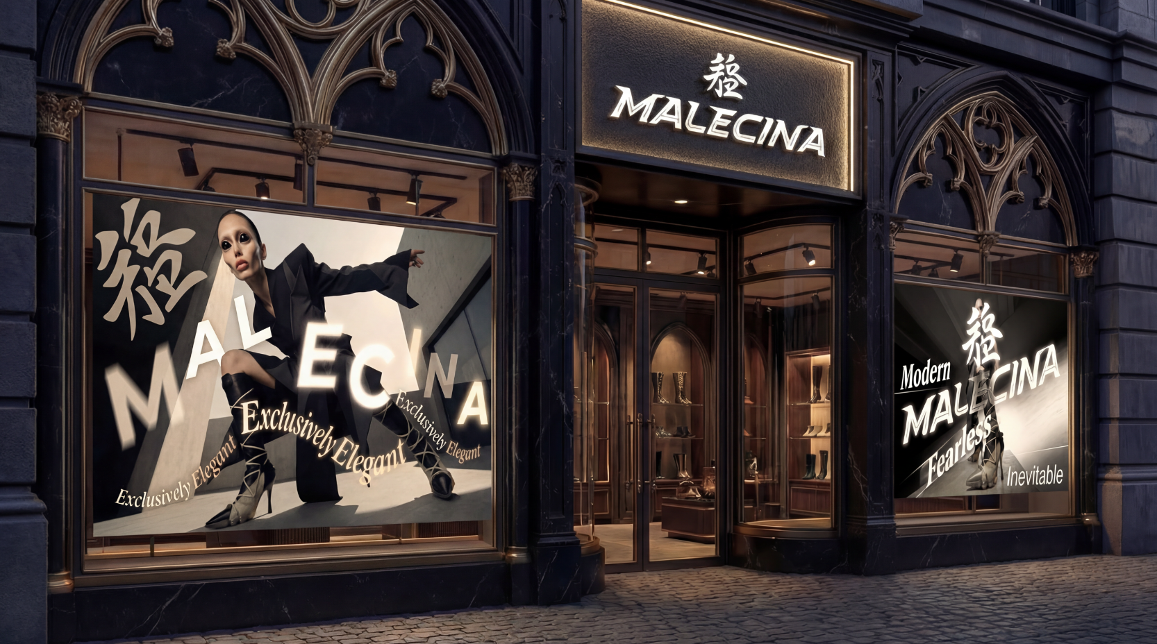 Malecina- Полная разработка бренда женской обуви — Изображение №16 — Брендинг на Dprofile