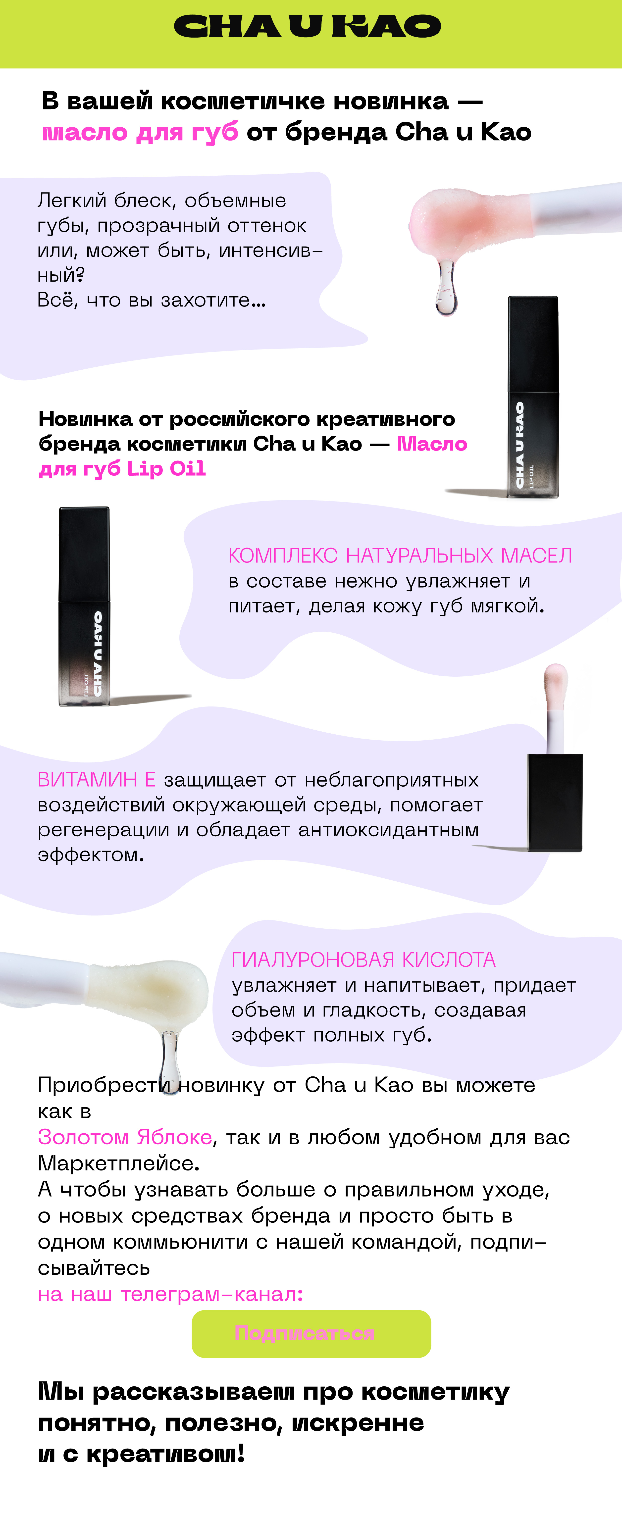 учебный проект для Skillbox для бренда косметики Cha u Kao — Изображение №19 — Брендинг на Dprofile