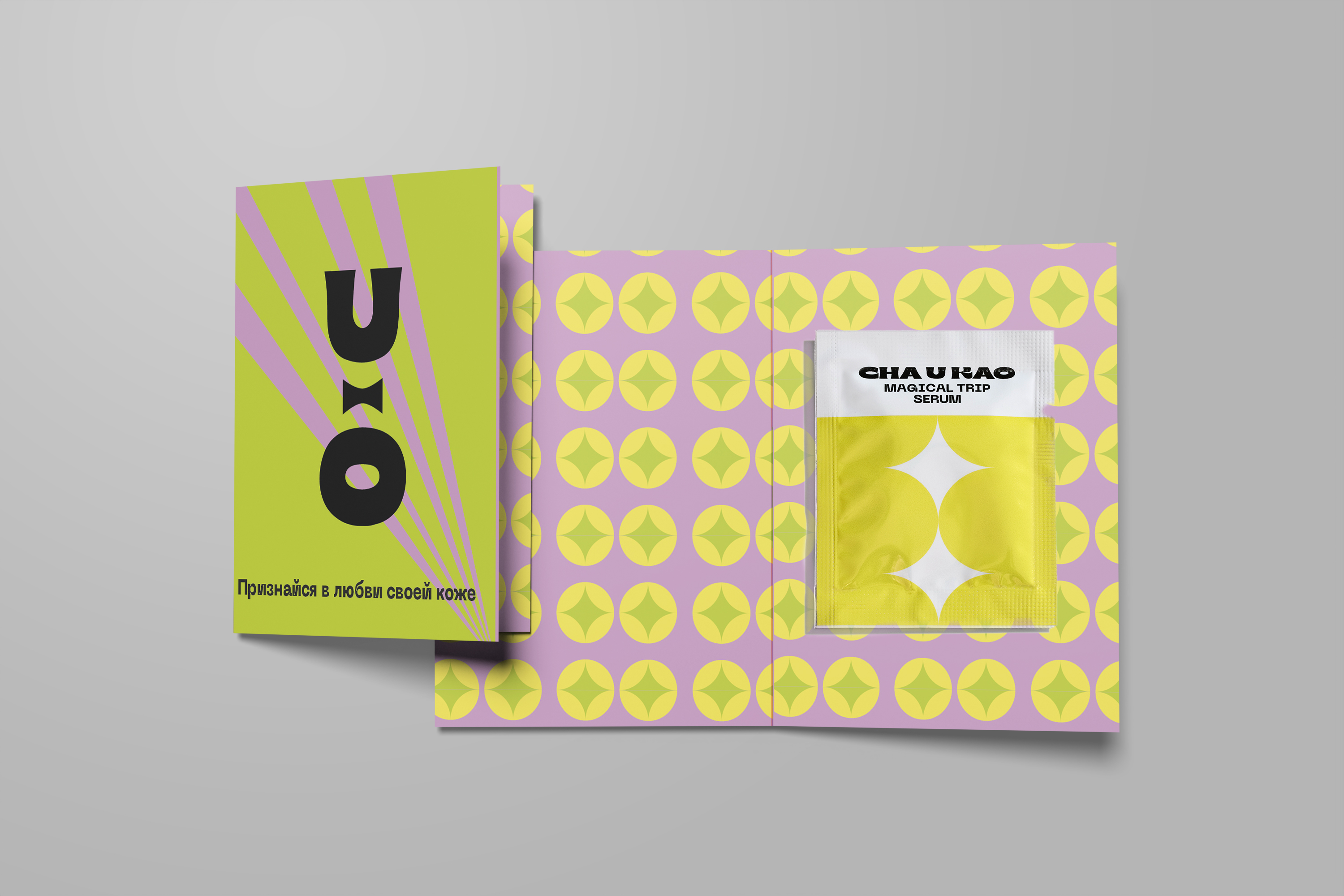 учебный проект для Skillbox для бренда косметики Cha u Kao — Изображение №4 — Брендинг на Dprofile