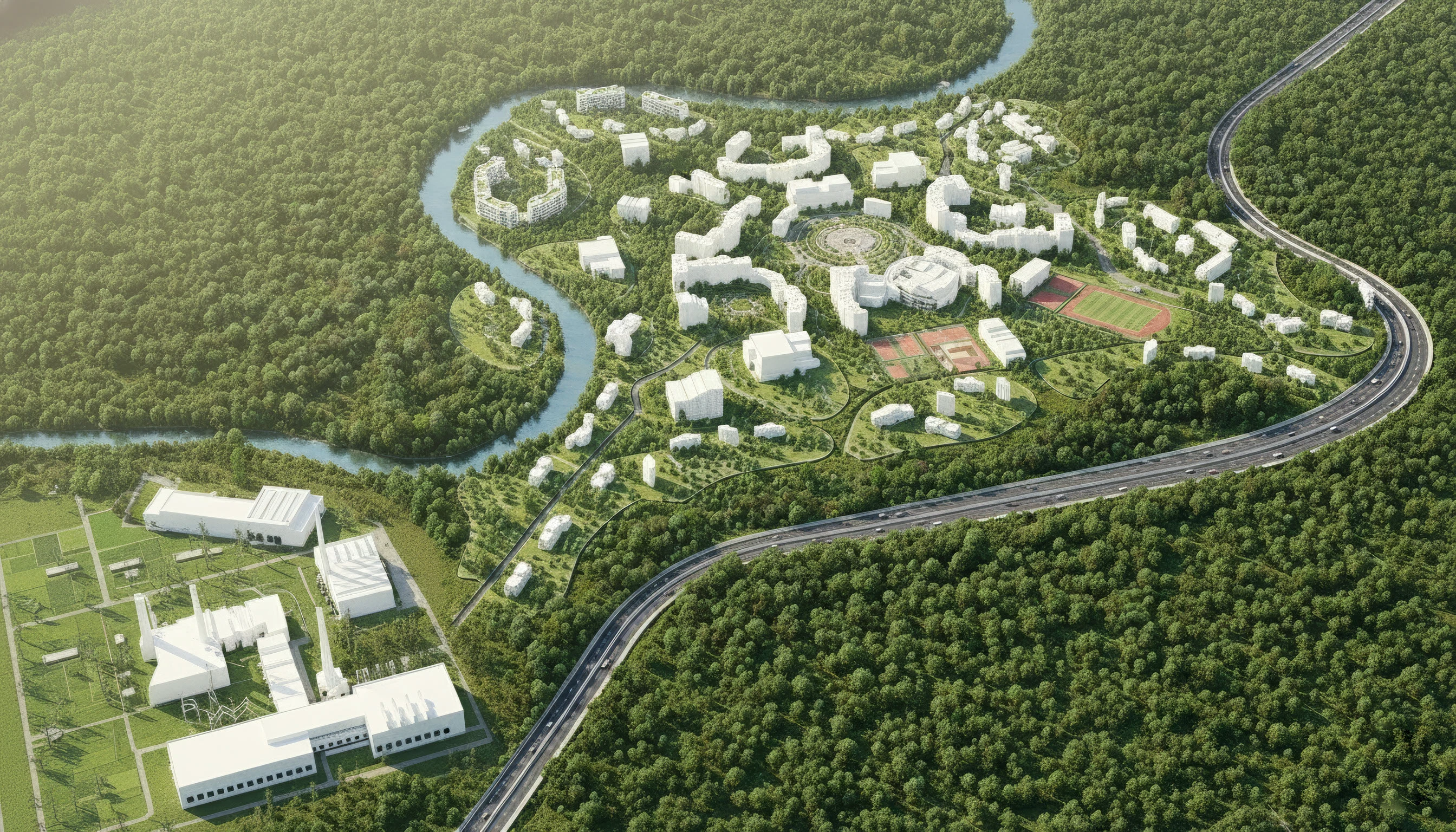 Генеральный план города-содружества «ШОС» — Изображение №2 — Архитектура на Dprofile