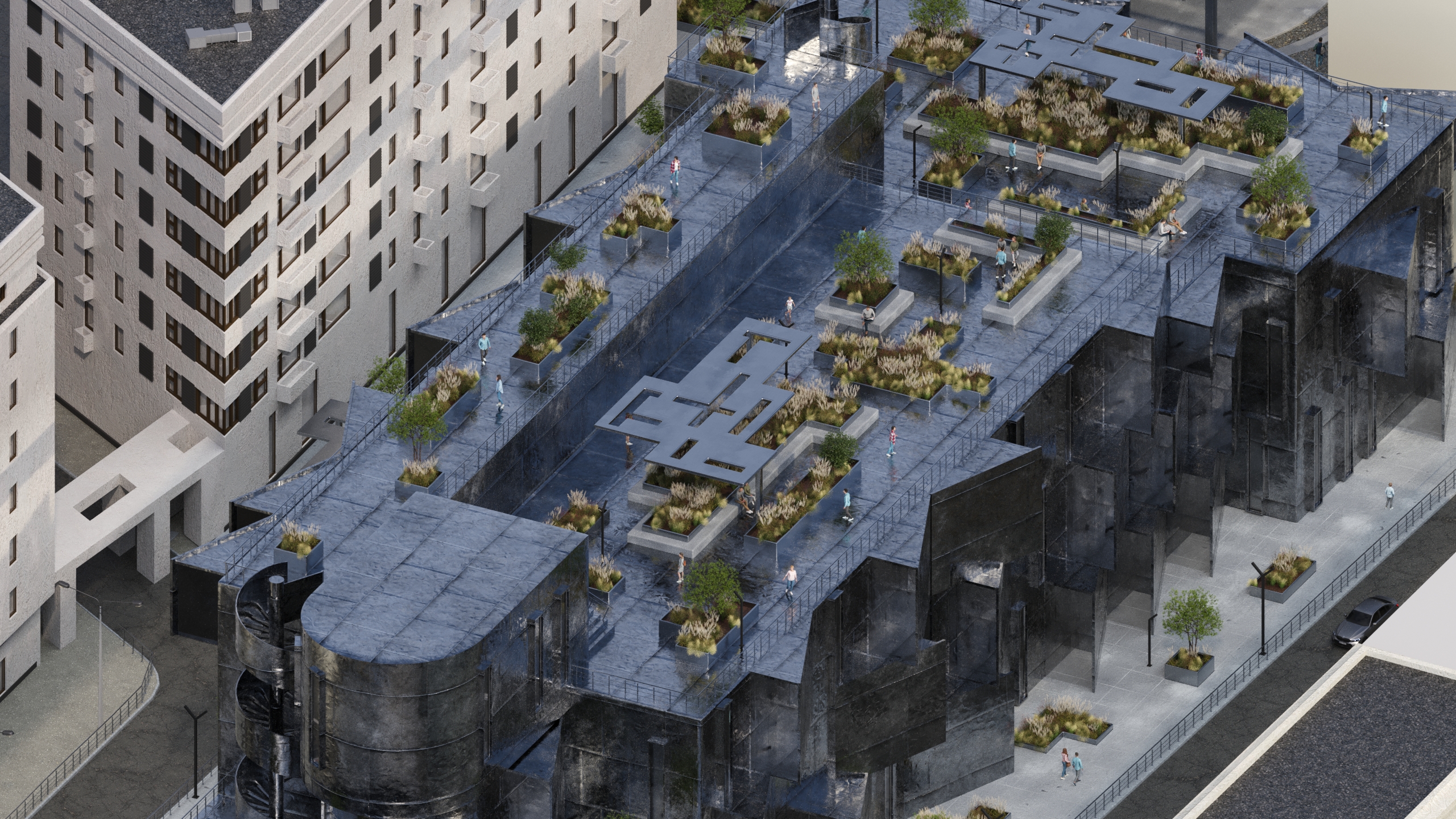 Сквер «Красное знамя» — Изображение №9 — 3D, Архитектура на Dprofile