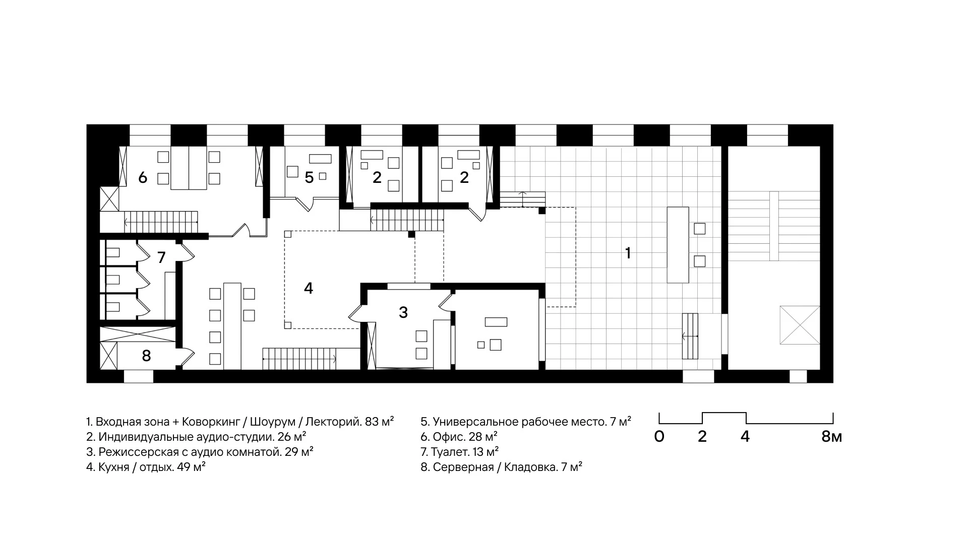 ВАЙТ НОЙЗ: Музыкальная студия — Изображение №29 — Архитектура на Dprofile