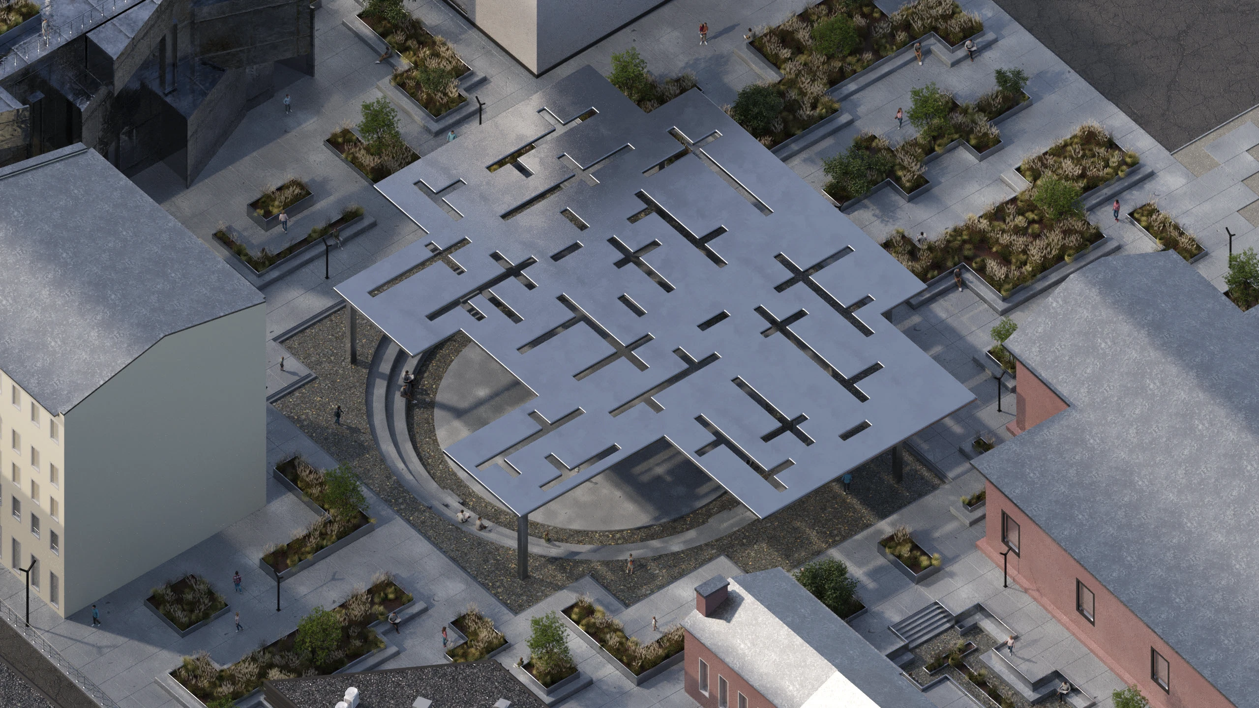 Сквер «Красное знамя» — Изображение №7 — 3D, Архитектура на Dprofile