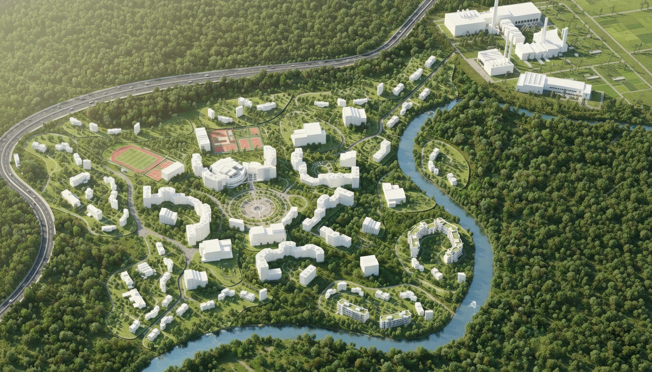 Генеральный план города-содружества «ШОС» — Изображение №1 — Архитектура на Dprofile