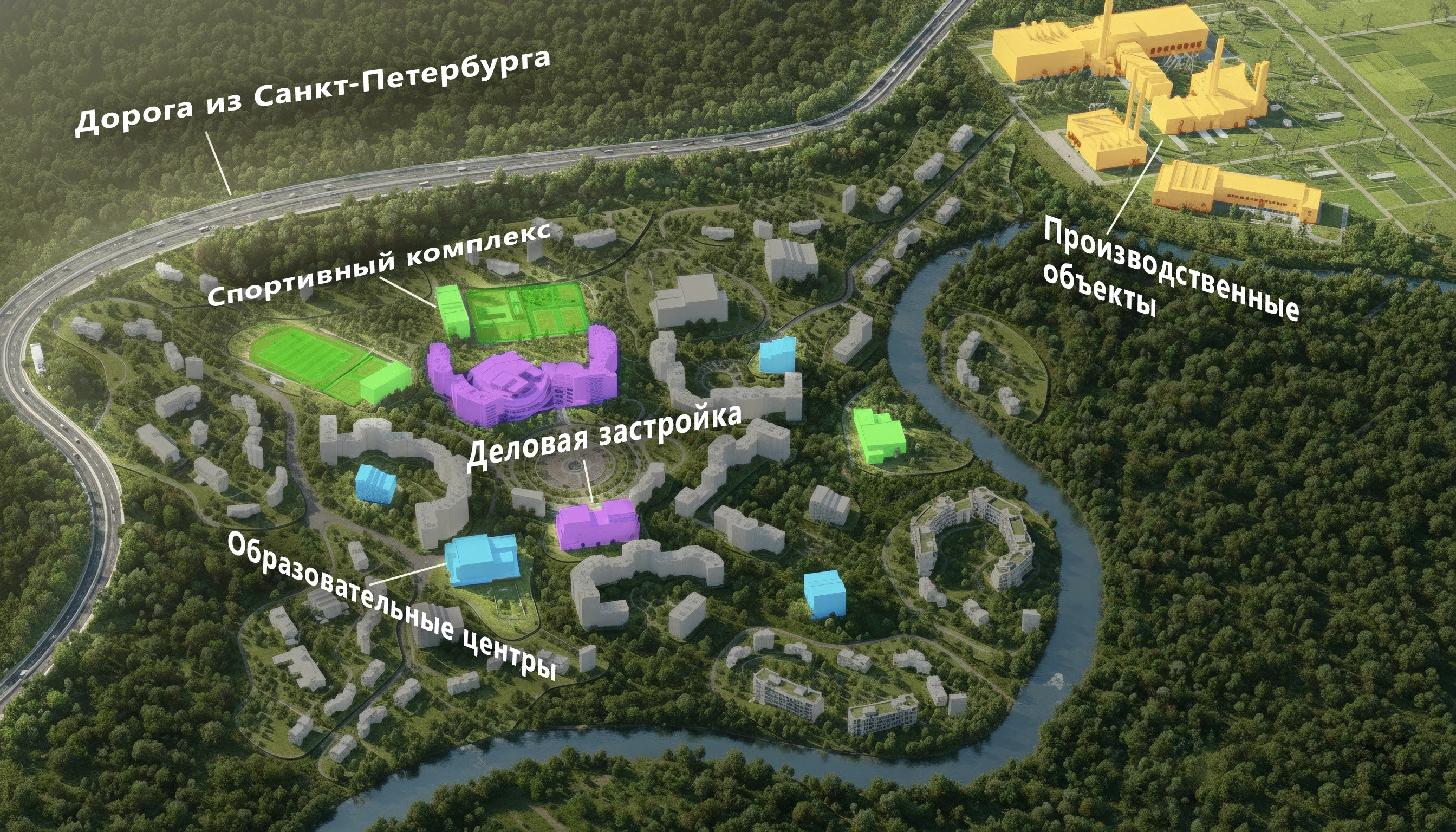 Генеральный план города-содружества «ШОС» — Изображение №6 — Архитектура на Dprofile