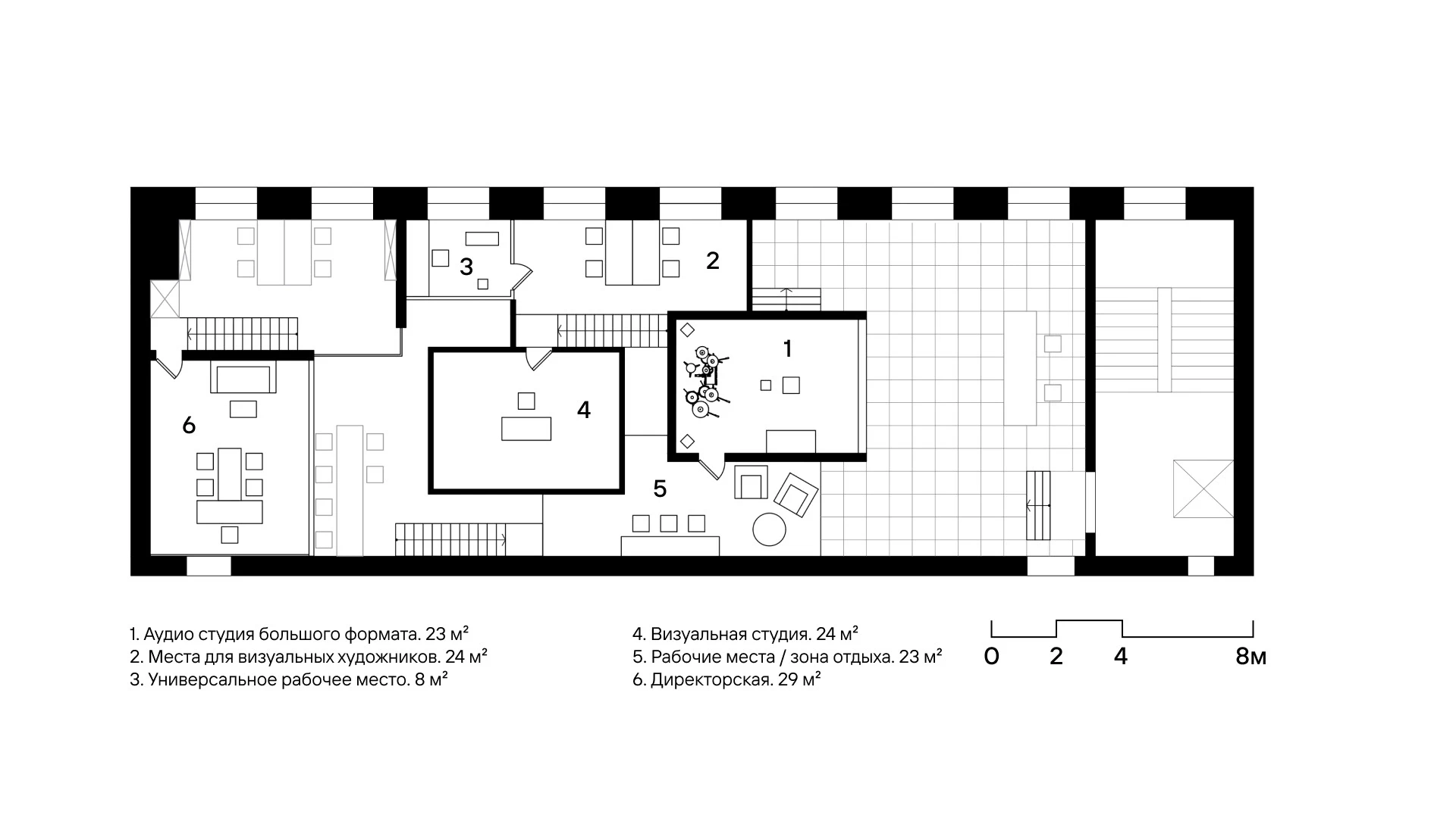 ВАЙТ НОЙЗ: Музыкальная студия — Изображение №30 — Архитектура на Dprofile