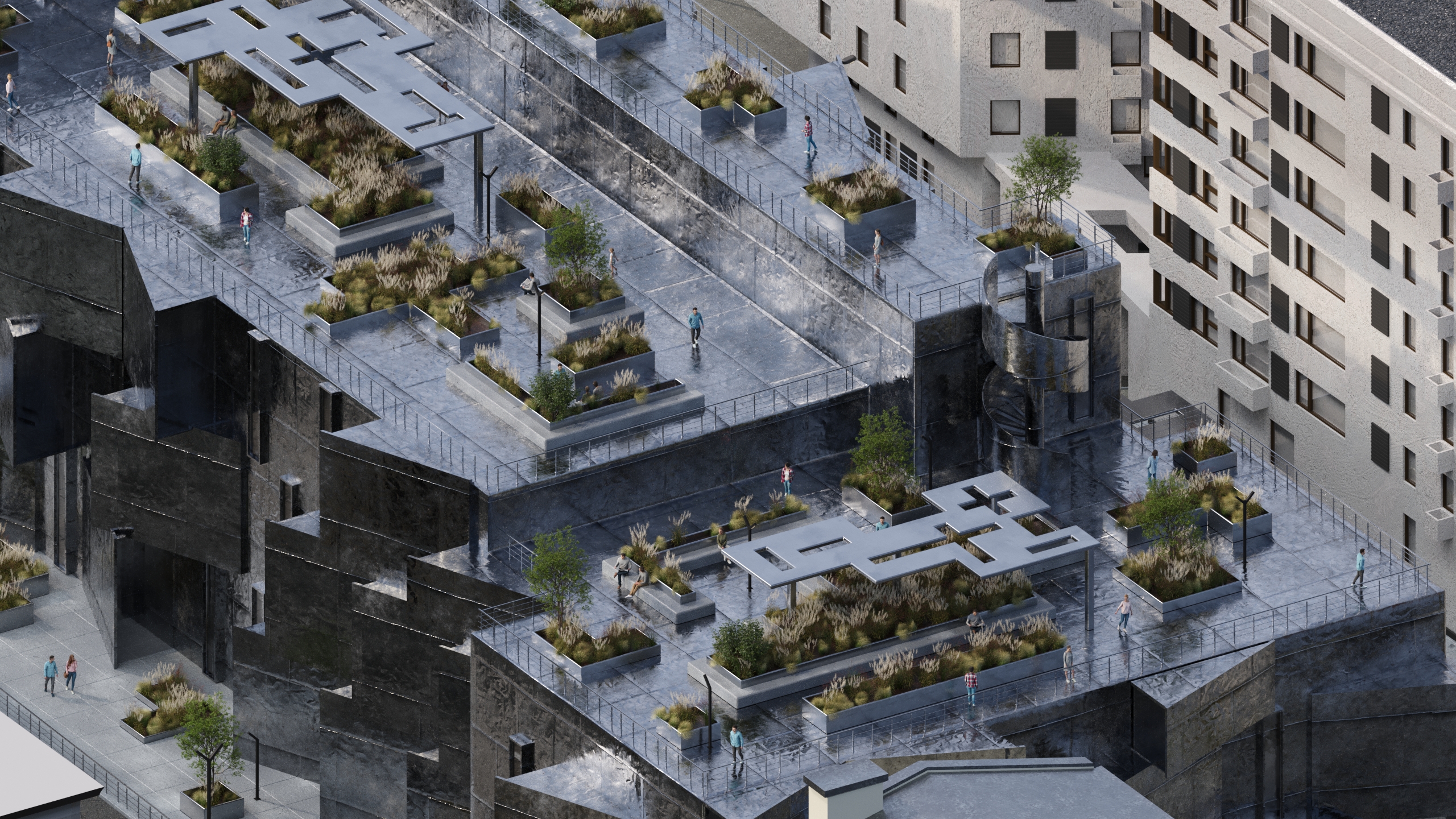 Сквер «Красное знамя» — Изображение №10 — 3D, Архитектура на Dprofile