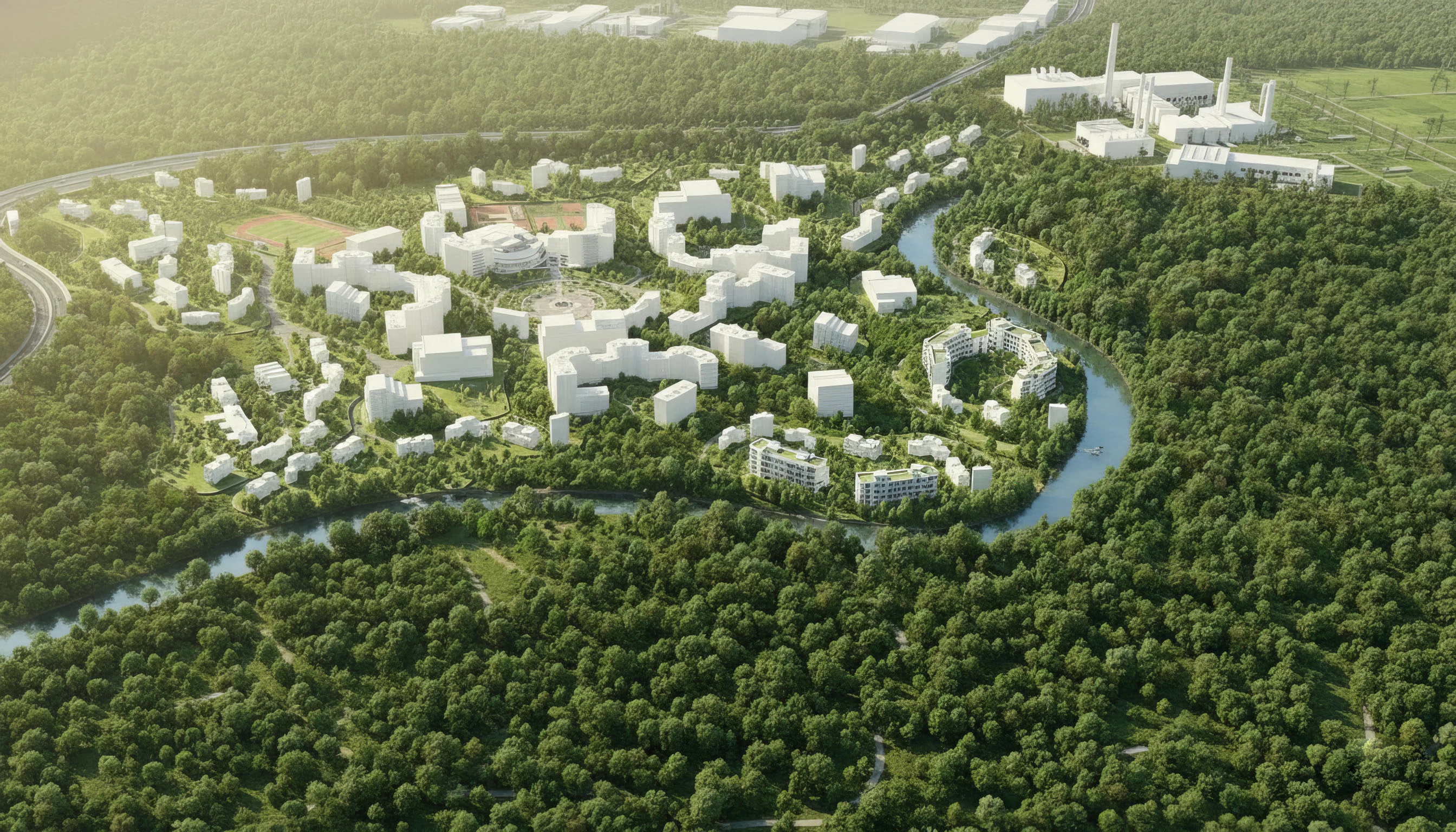 Генеральный план города-содружества «ШОС» — Изображение №5 — Архитектура на Dprofile