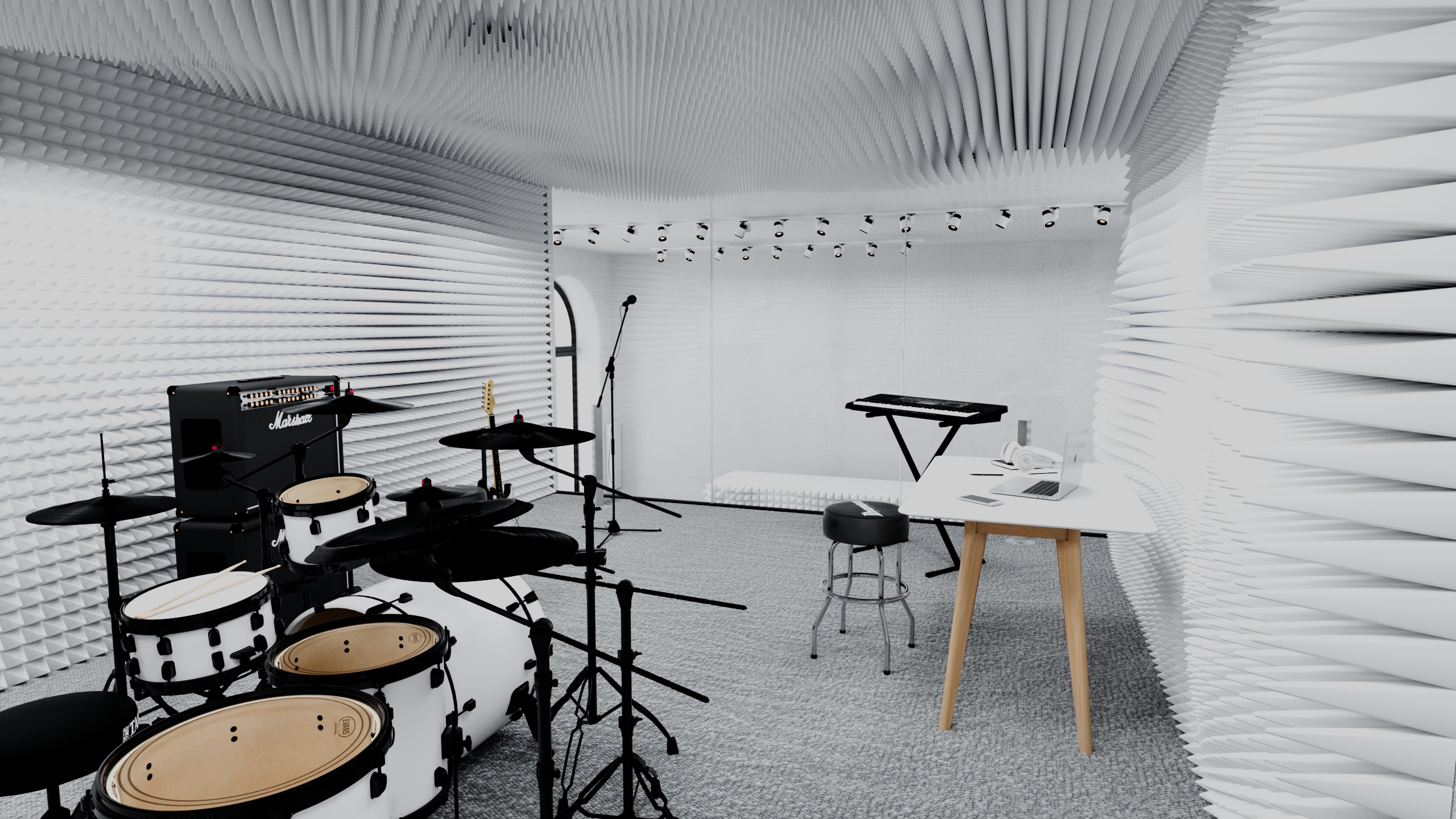 ВАЙТ НОЙЗ: Музыкальная студия — Изображение №20 — Архитектура на Dprofile