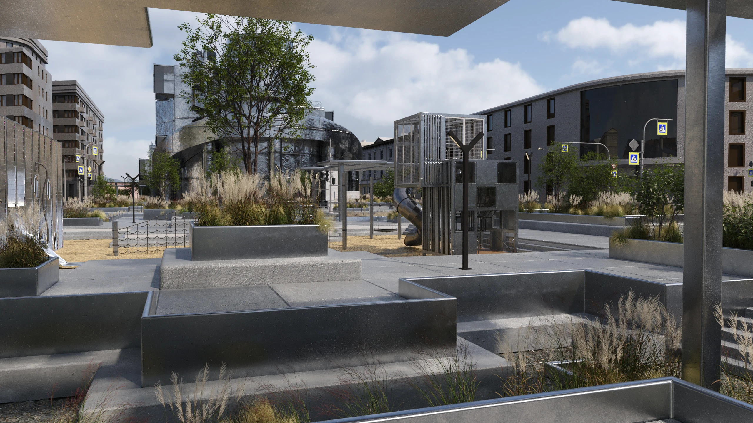 Сквер «Красное знамя» — Изображение №5 — 3D, Архитектура на Dprofile