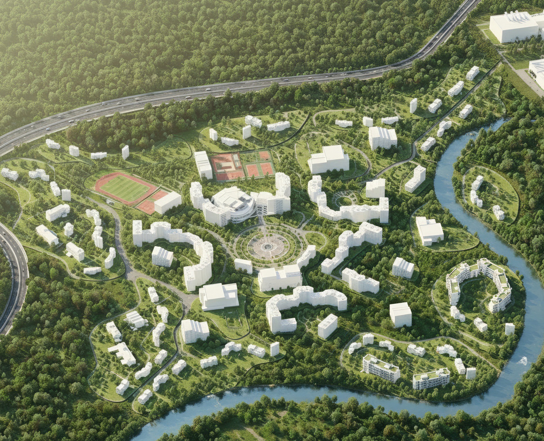 Генеральный план города-содружества «ШОС» — Архитектура на Dprofile