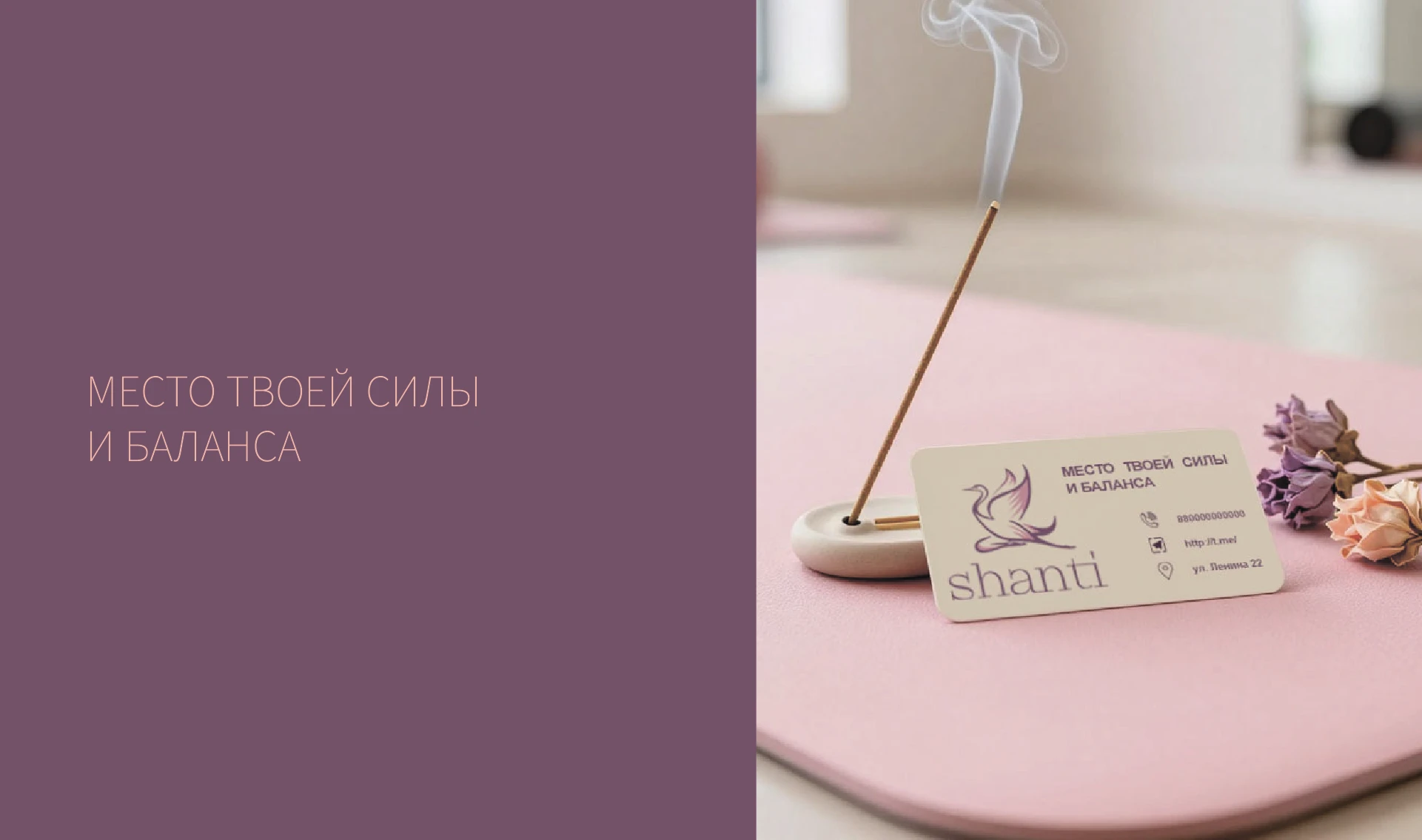 Разработка логотипа для йога студии Shanti — Изображение №10 — Брендинг, Графика на Dprofile