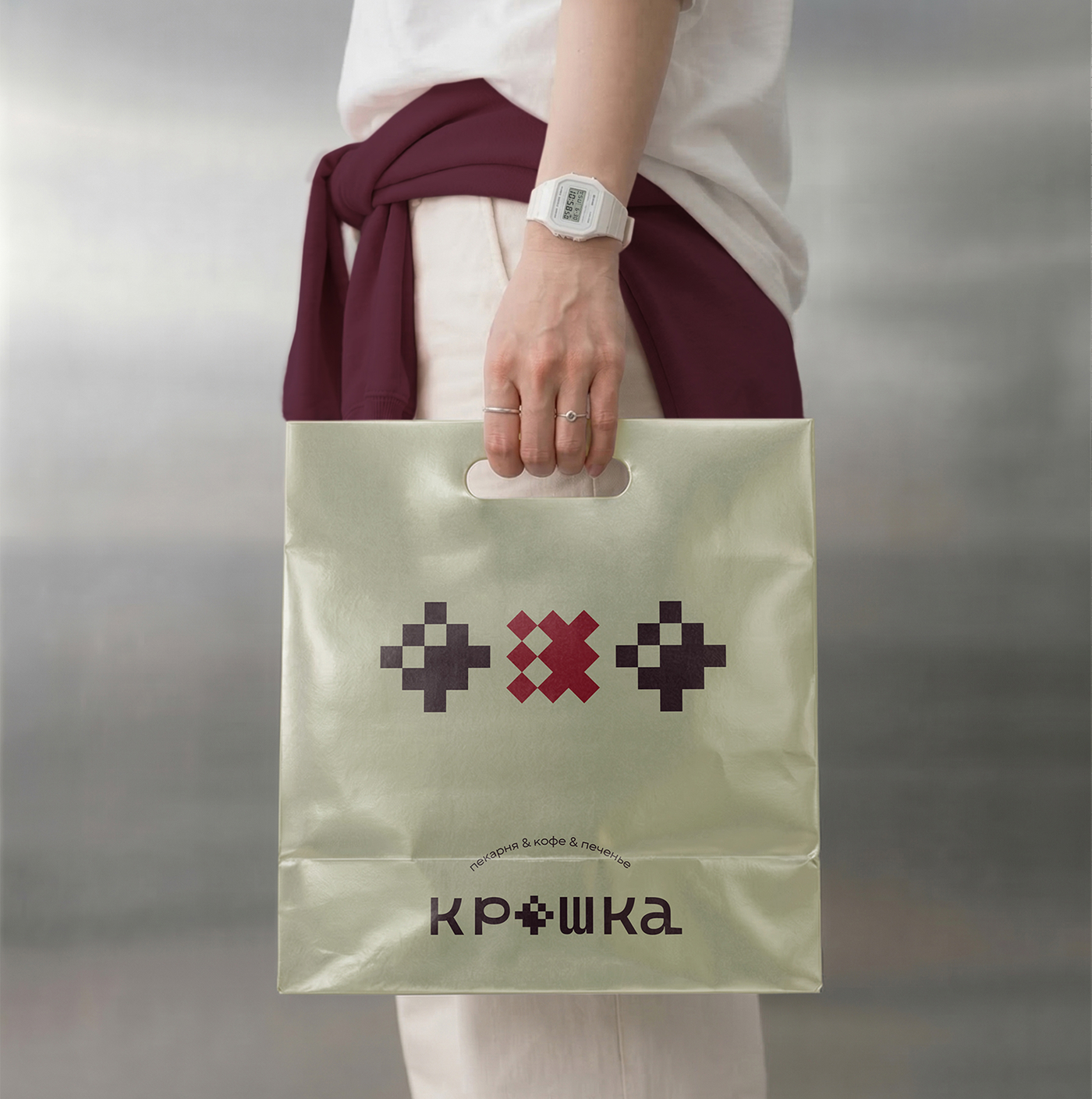 Крошка - айдентика кофейни и дизайн логотипа — Изображение №20 — Брендинг на Dprofile