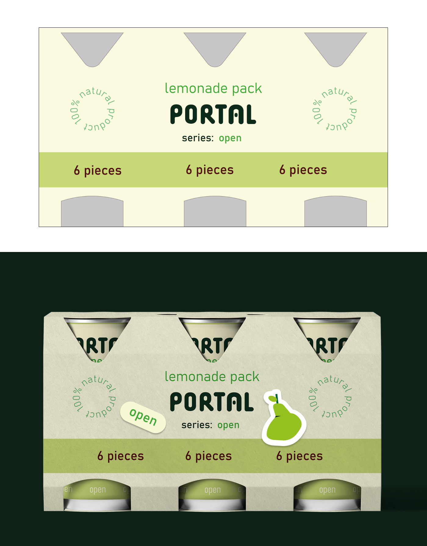 PORTAL — бренд крафтовых лимонадов — Изображение №11 — Брендинг на Dprofile