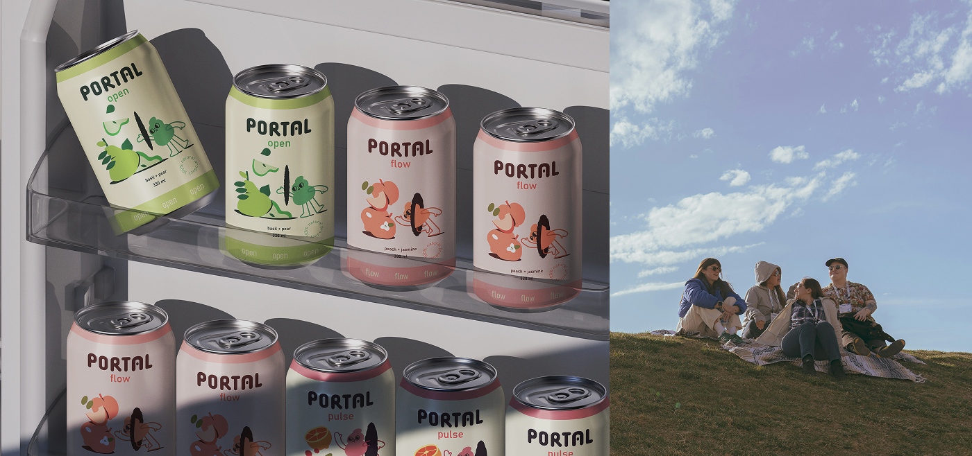 PORTAL — бренд крафтовых лимонадов — Изображение №17 — Брендинг на Dprofile